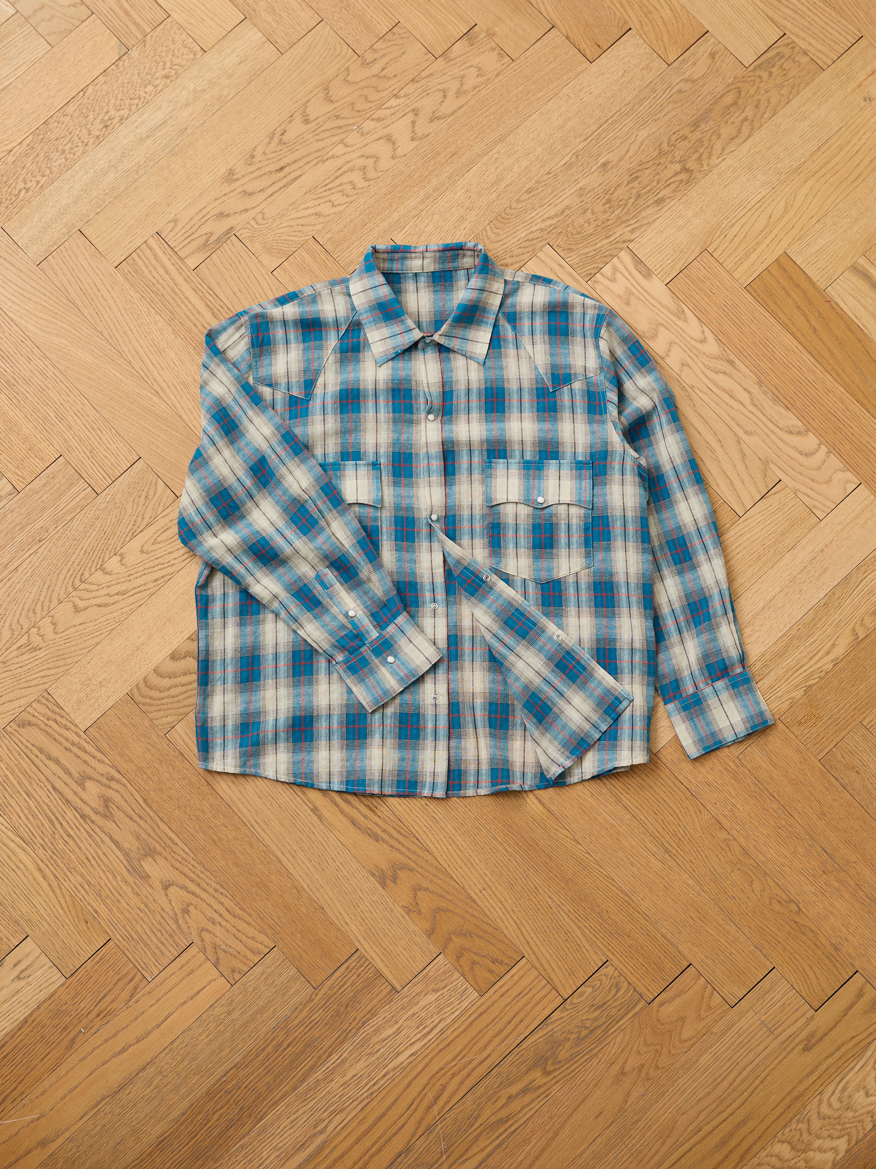 Western Plaid Snap Button Shirt | Modern Menswear by yycbvcnbmmnbm