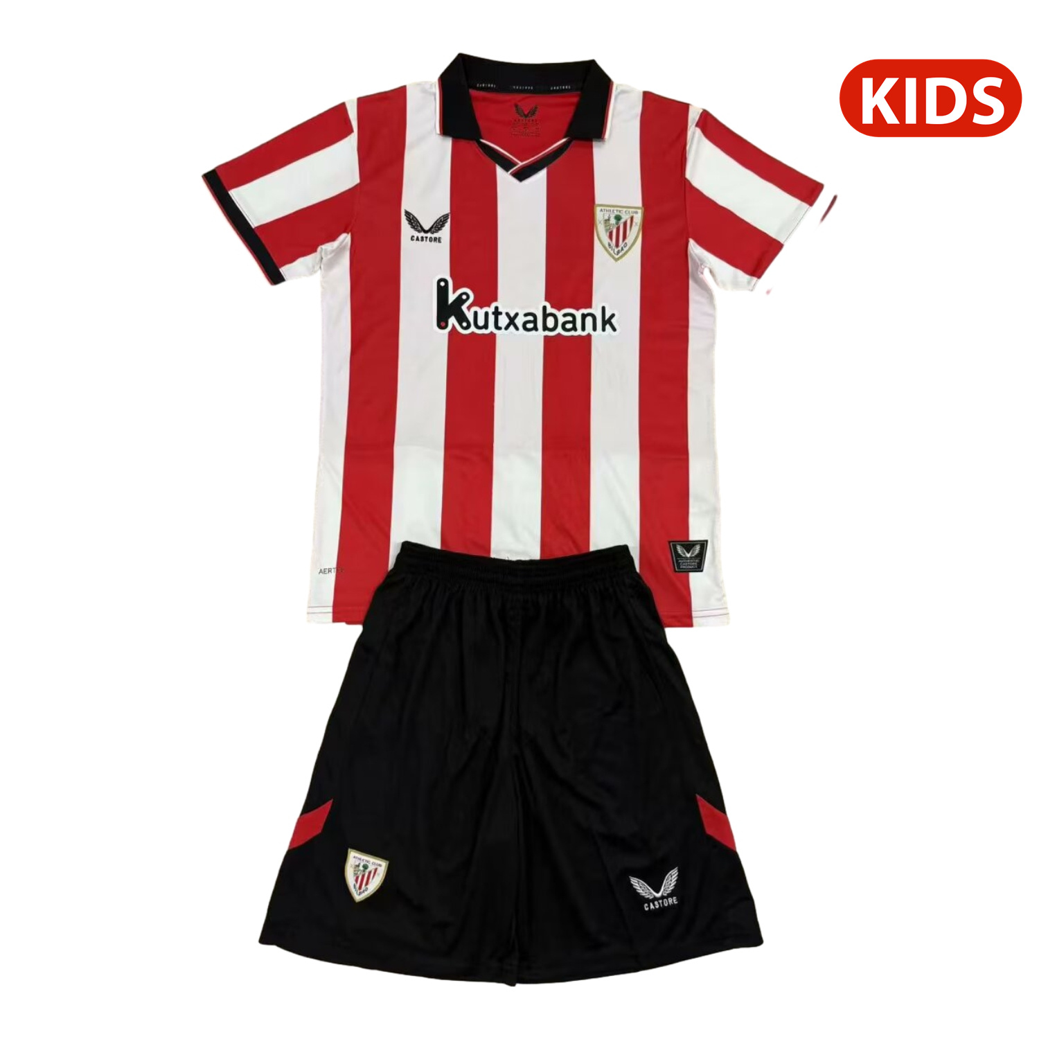 AlphaJersey-Athletic Bilbao 25-26 Home Kids Kit