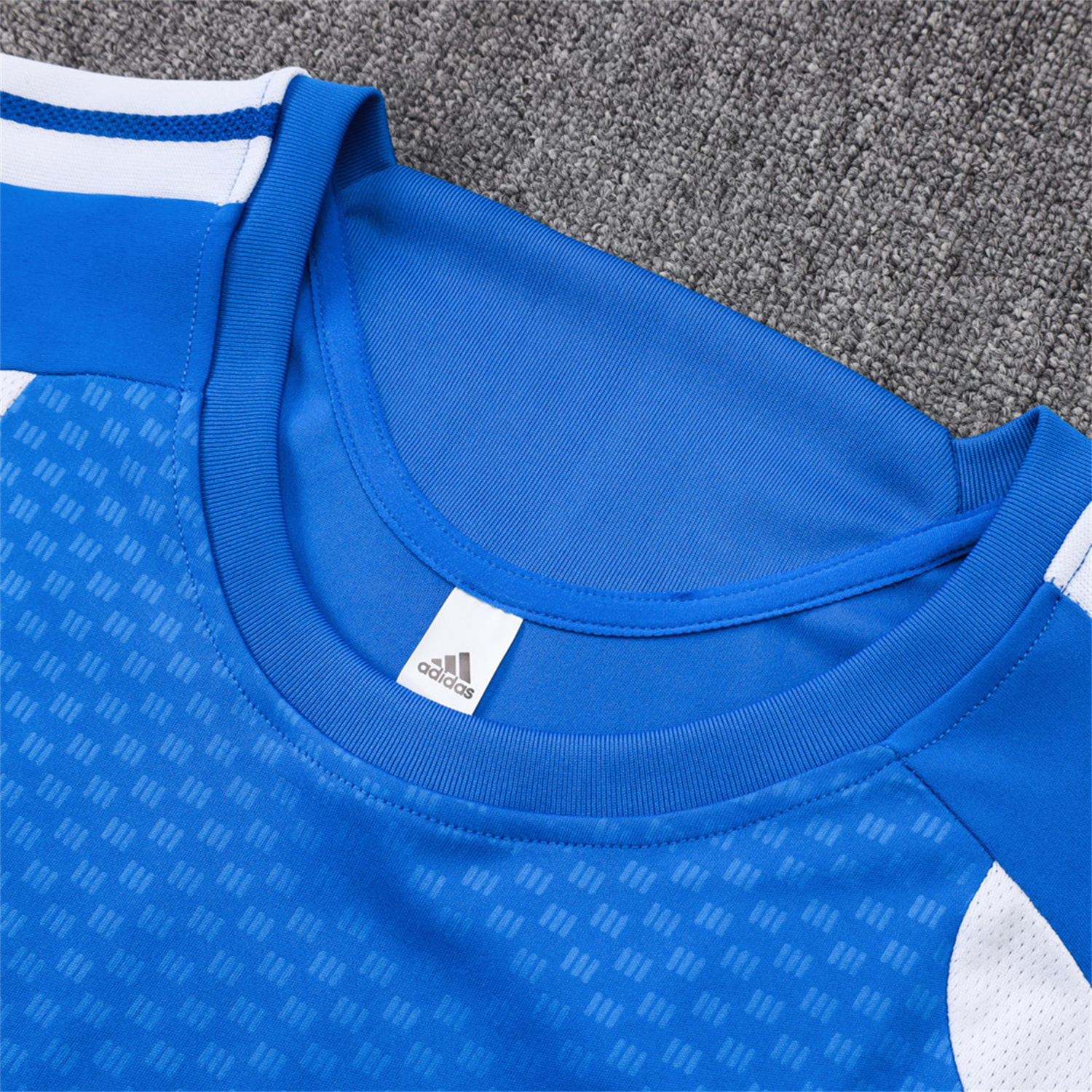 AlphaJersey-Cruzeiro 25-26 Vest Training Set - Ocean Blue Vest and Dark Blue Shorts
