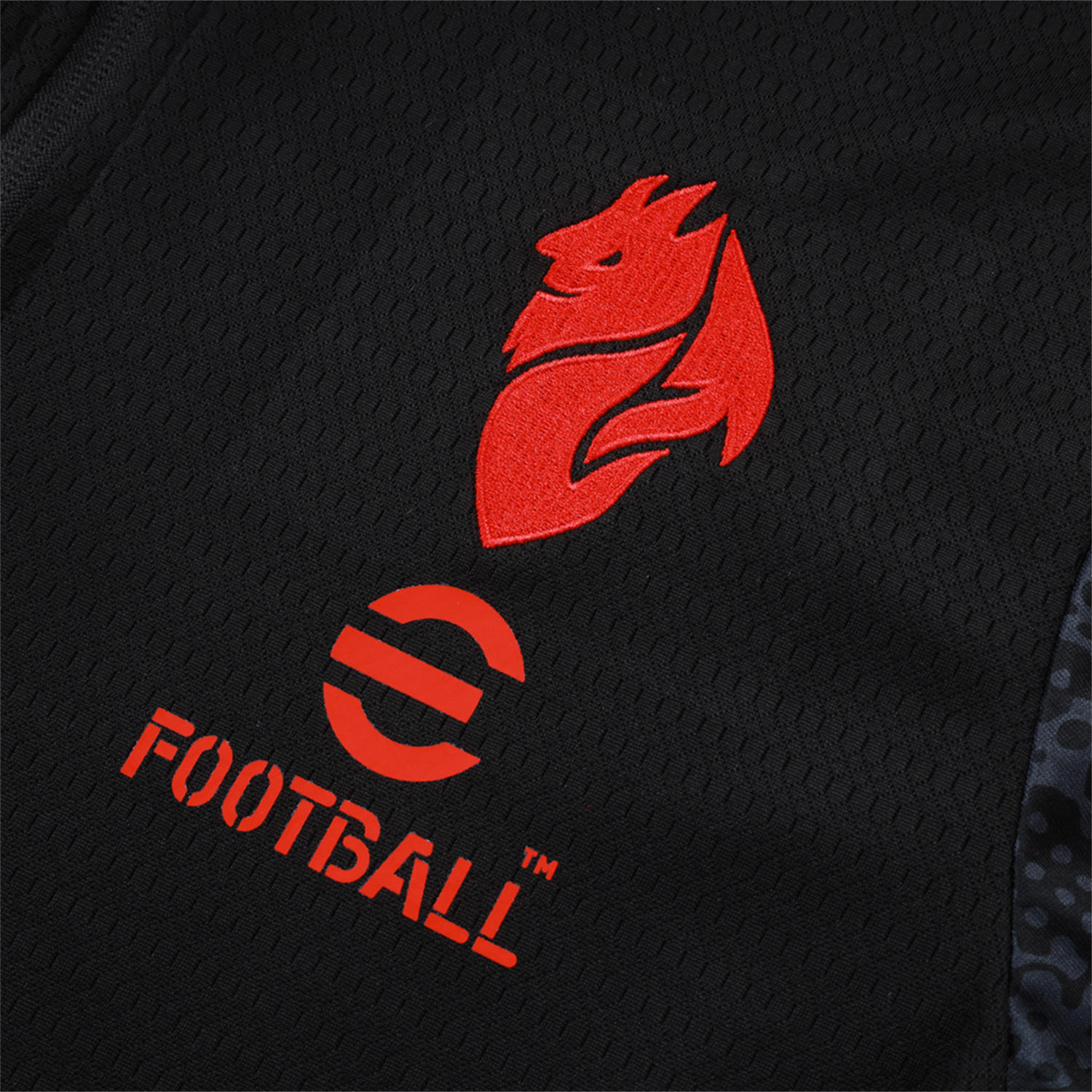 AlphaJersey-AC Milan 25-26 Jacket Training Tracksuit - Little Devil Black top & Pants
