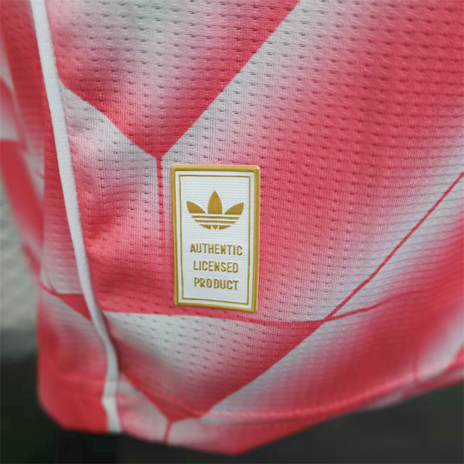 AlphaJersey-Real Madrid 25-26 Refracted Pink Light White Special Jersey - Player Version