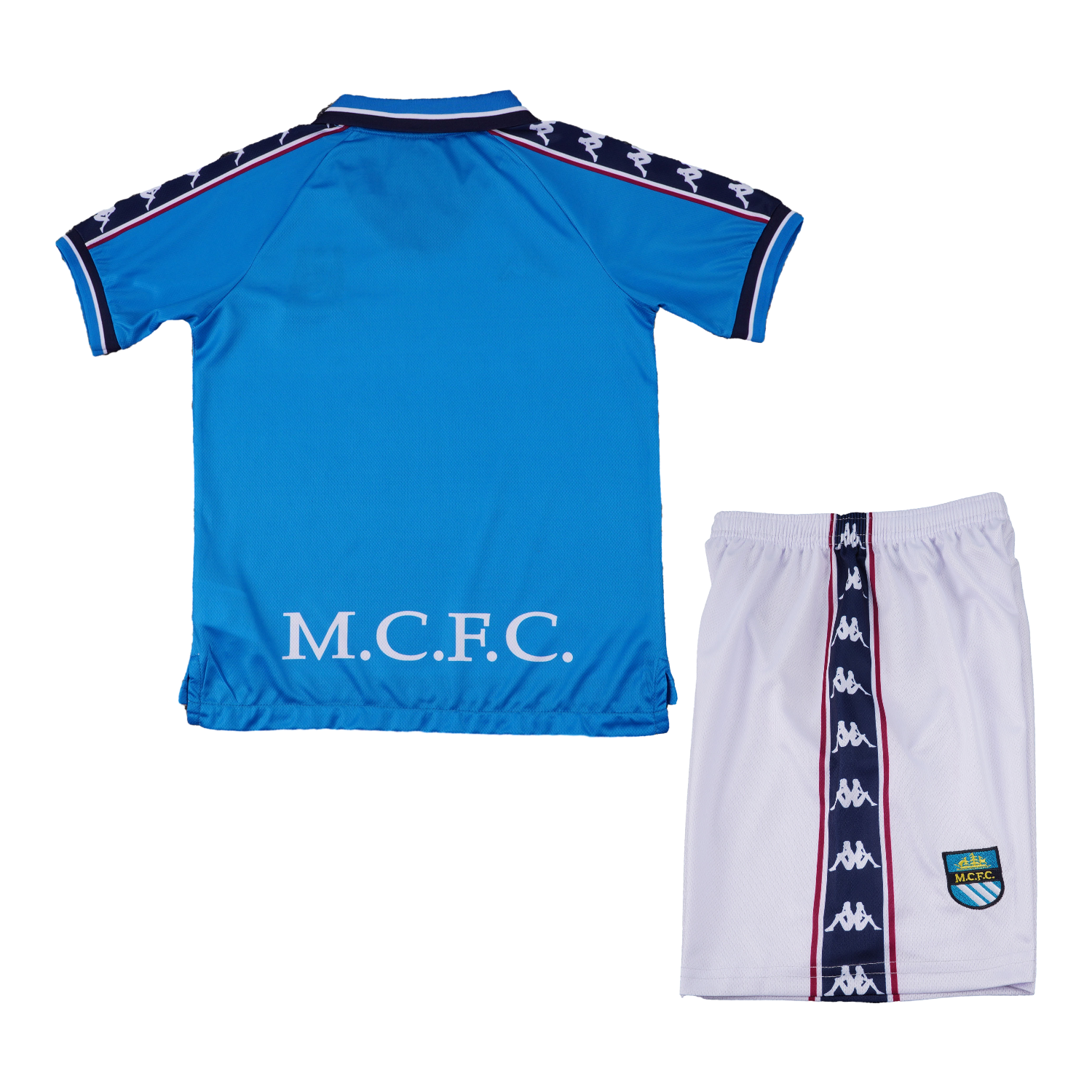 AlphaJersey-Retro Manchester City 1997-98 Home Kids Kit