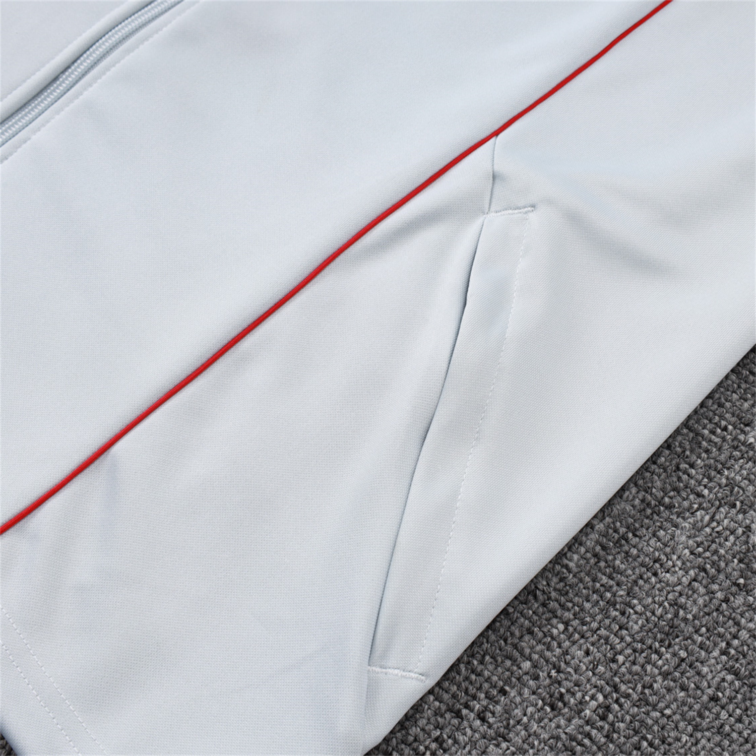 AlphaJersey-Bayern Munich 25-26 Jacket Training Tracksuit - Grey Throwback Jackets & Pants