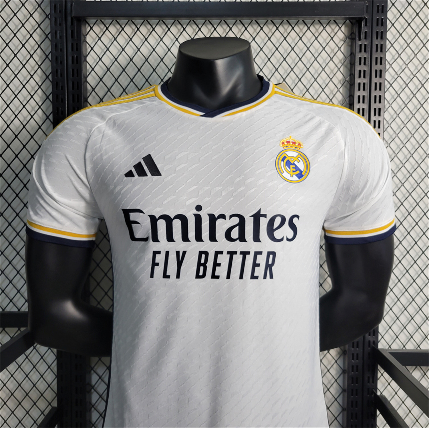 AlphaJersey-Retro Real Madrid 2023-24 Home Jersey - Player Version