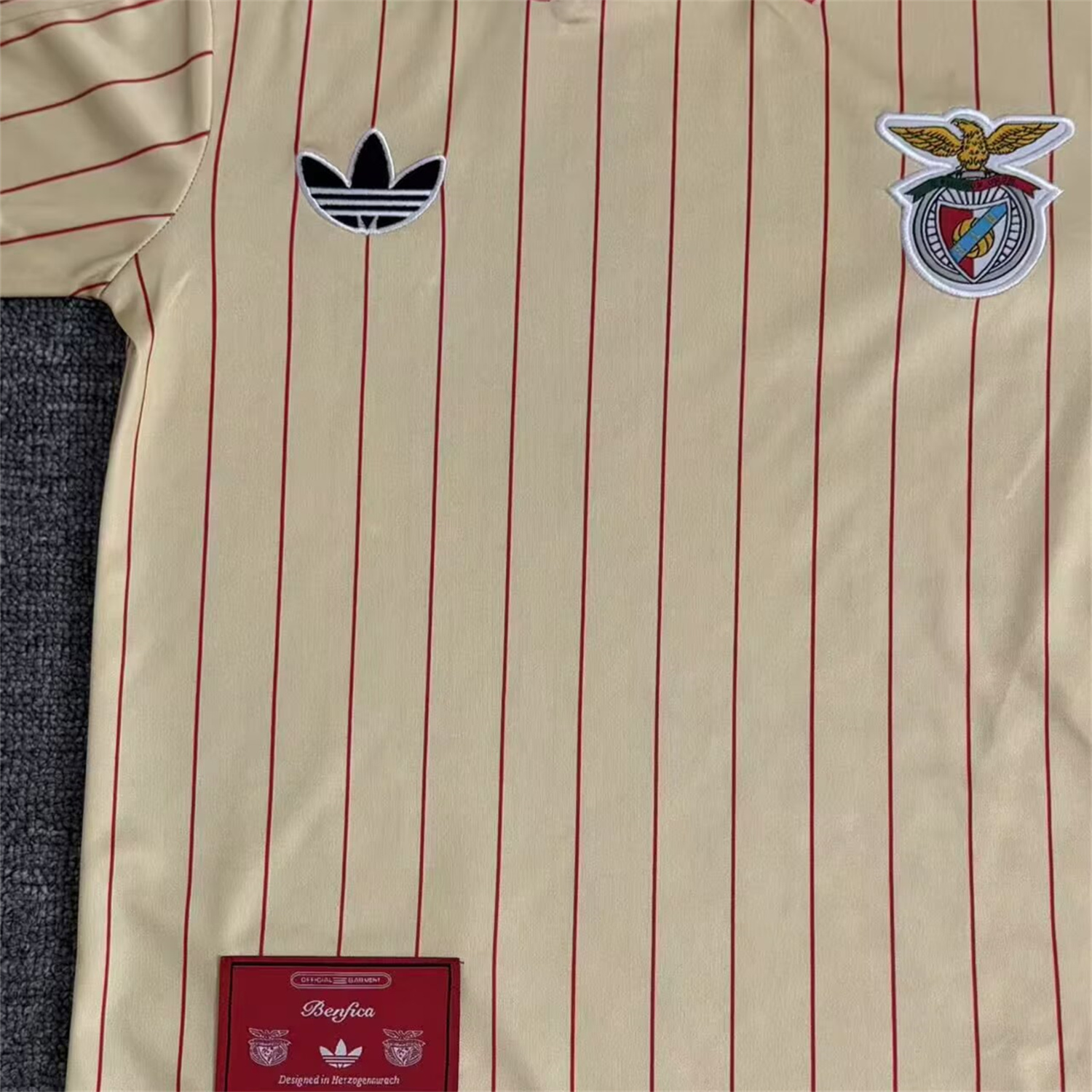 AlphaJersey-Benfica 25-26 Icon Range Travel Yellow Special Edition Kids Kit