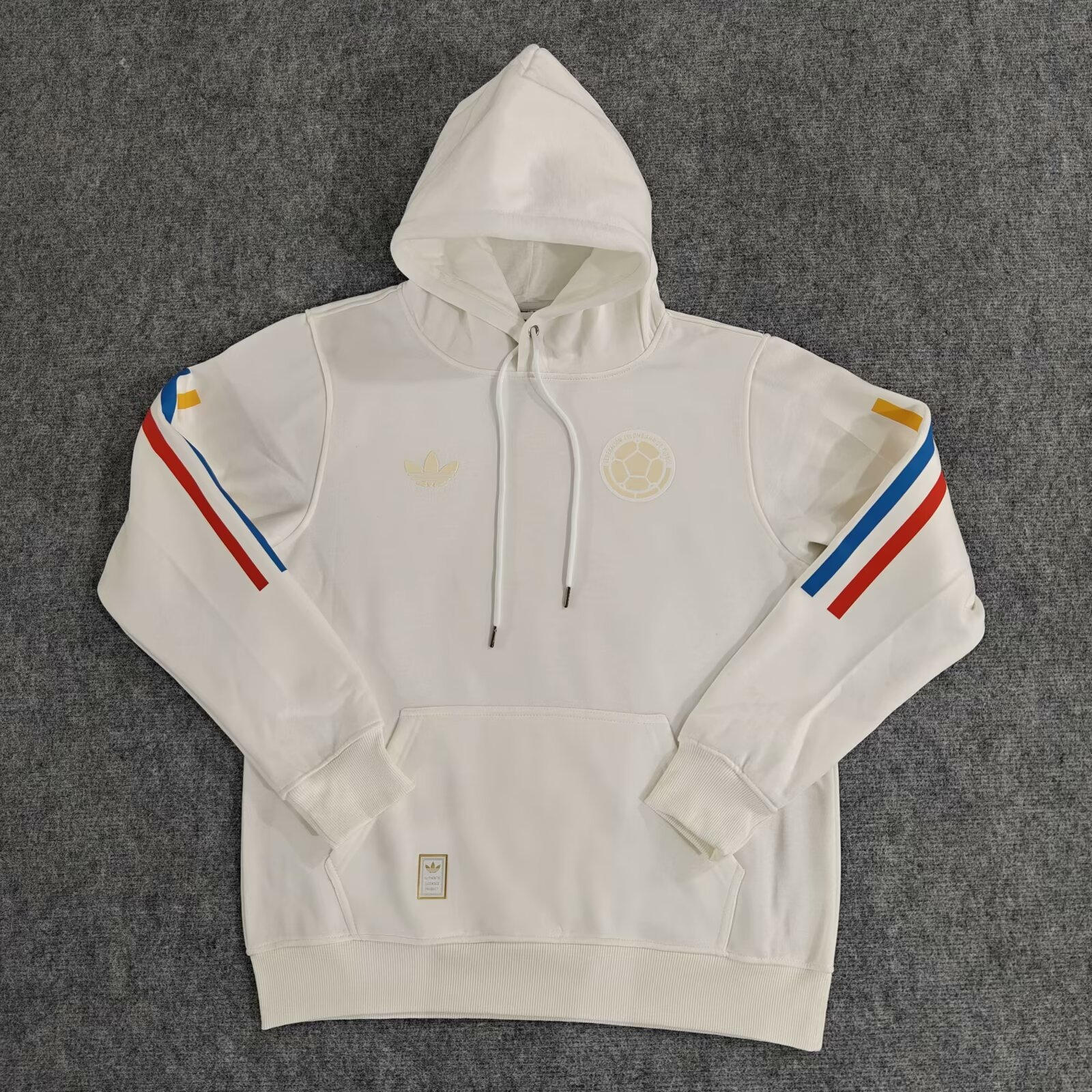 AlphaJersey-Colombia 2024 100th Anniversary Hooded - White
