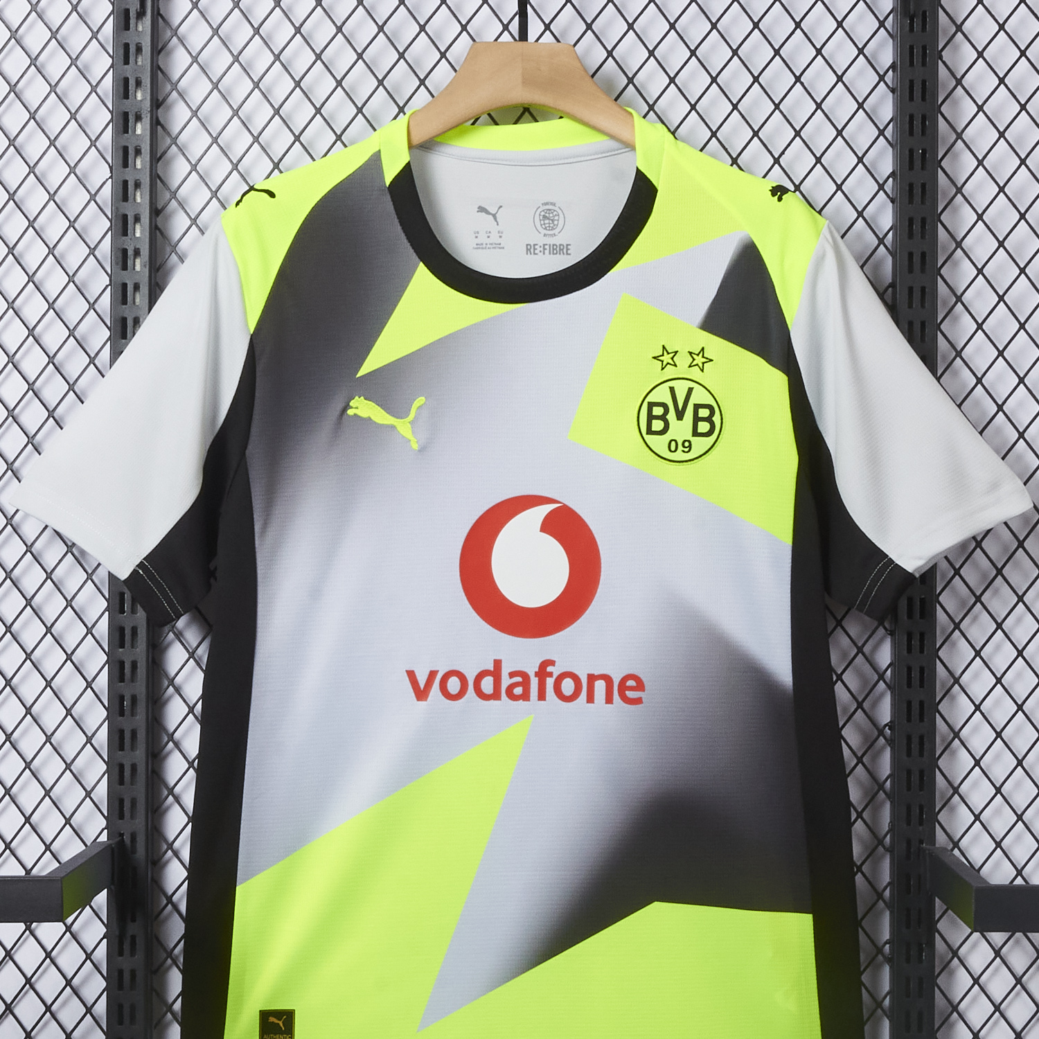 AlphaJersey-Dortmund 25-26 Away Silver Mist Jersey - Fans Version