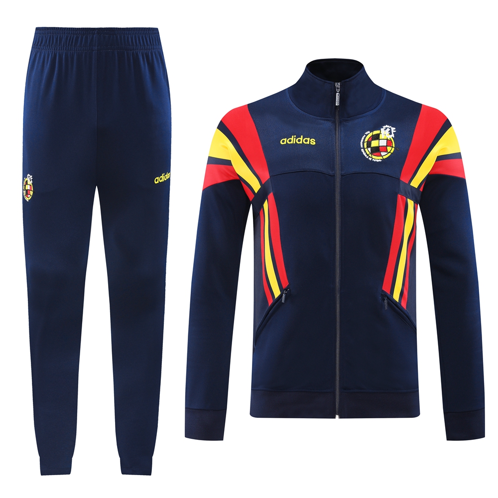 AlphaJersey-Spain 2024 Jacket Training Tracksuit - Deep Blue