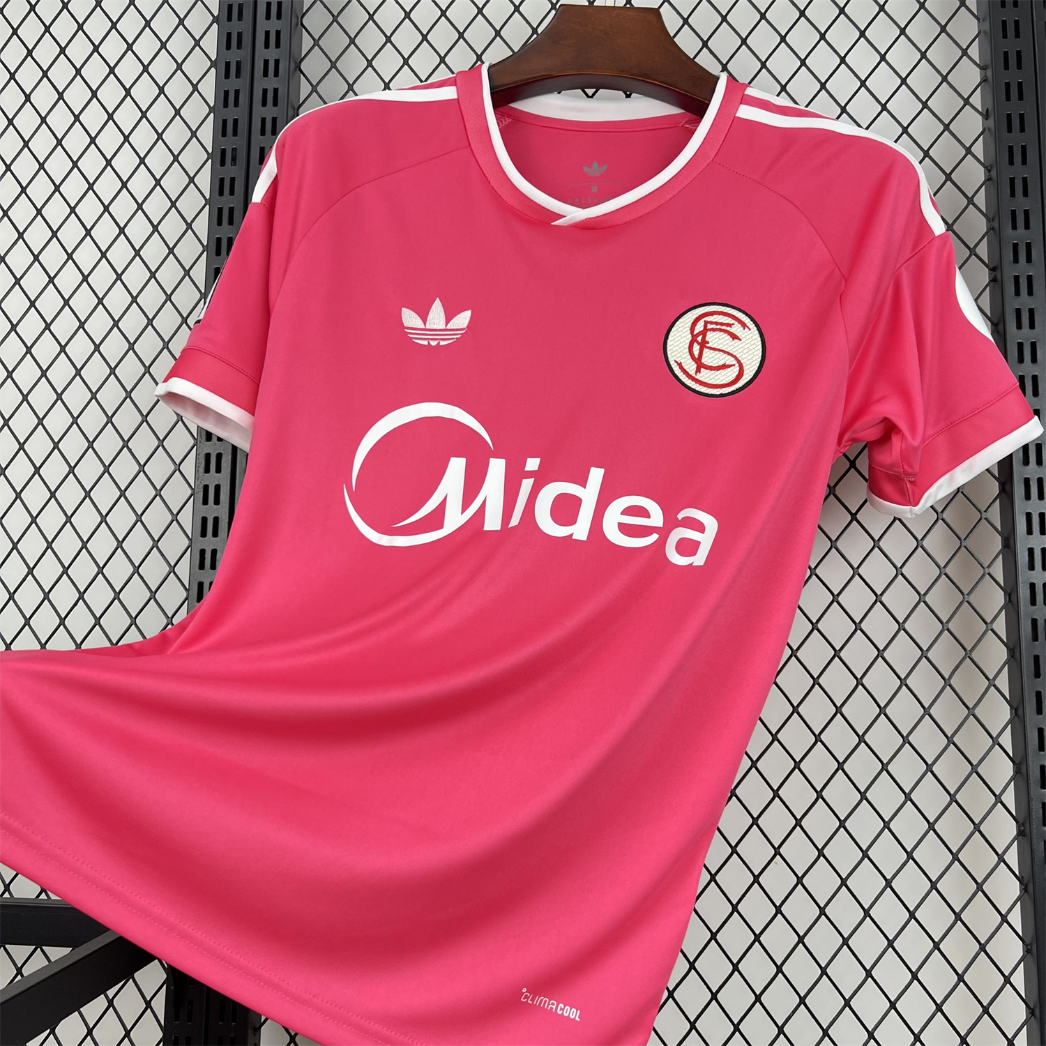 AlphaJersey-Sevilla 25-26 Retro Style Pink Special Jersey - Fans Version