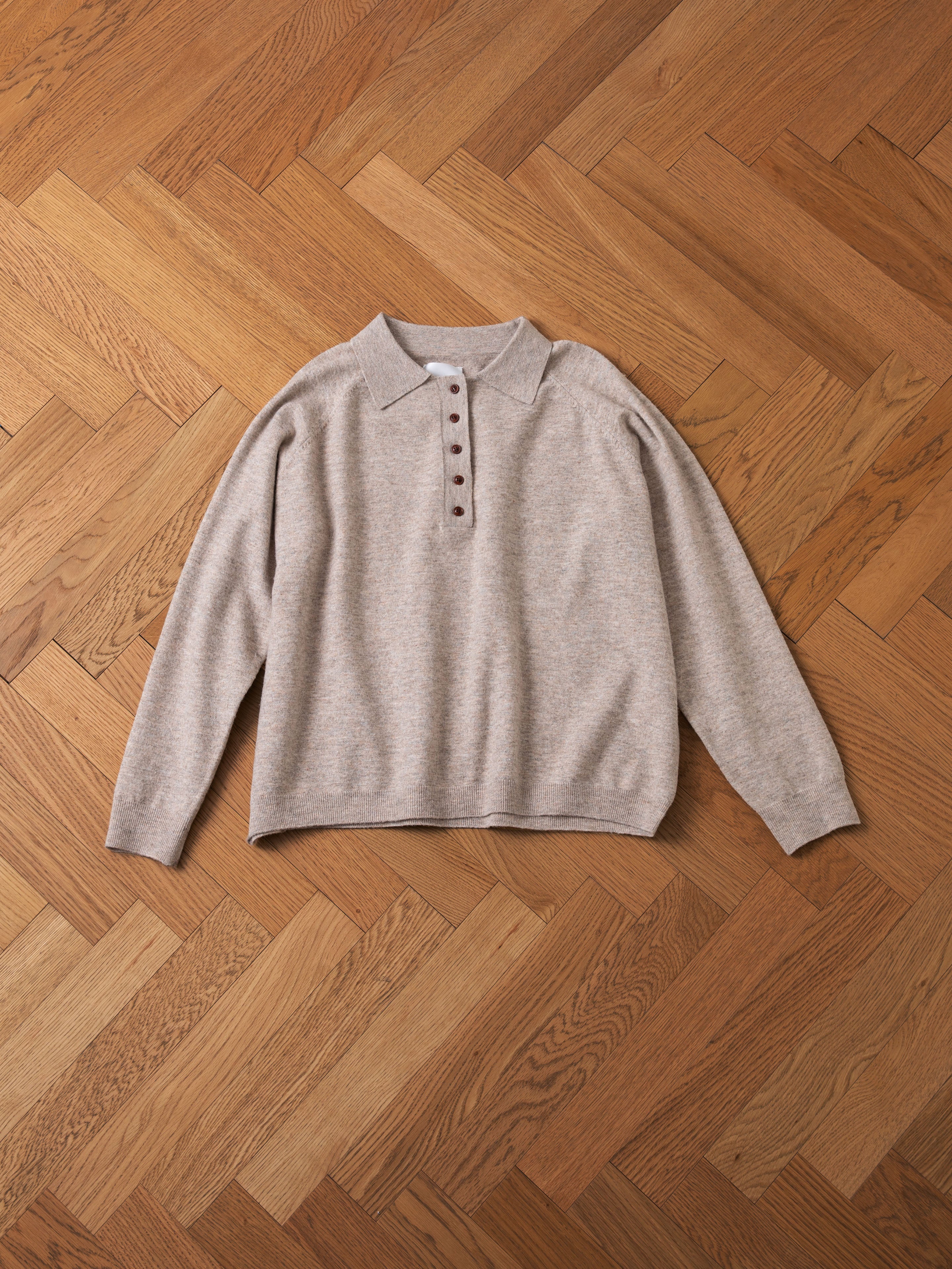 Hay Collared Knit Henley | Modern Menswear by yycbvcnbmmnbm