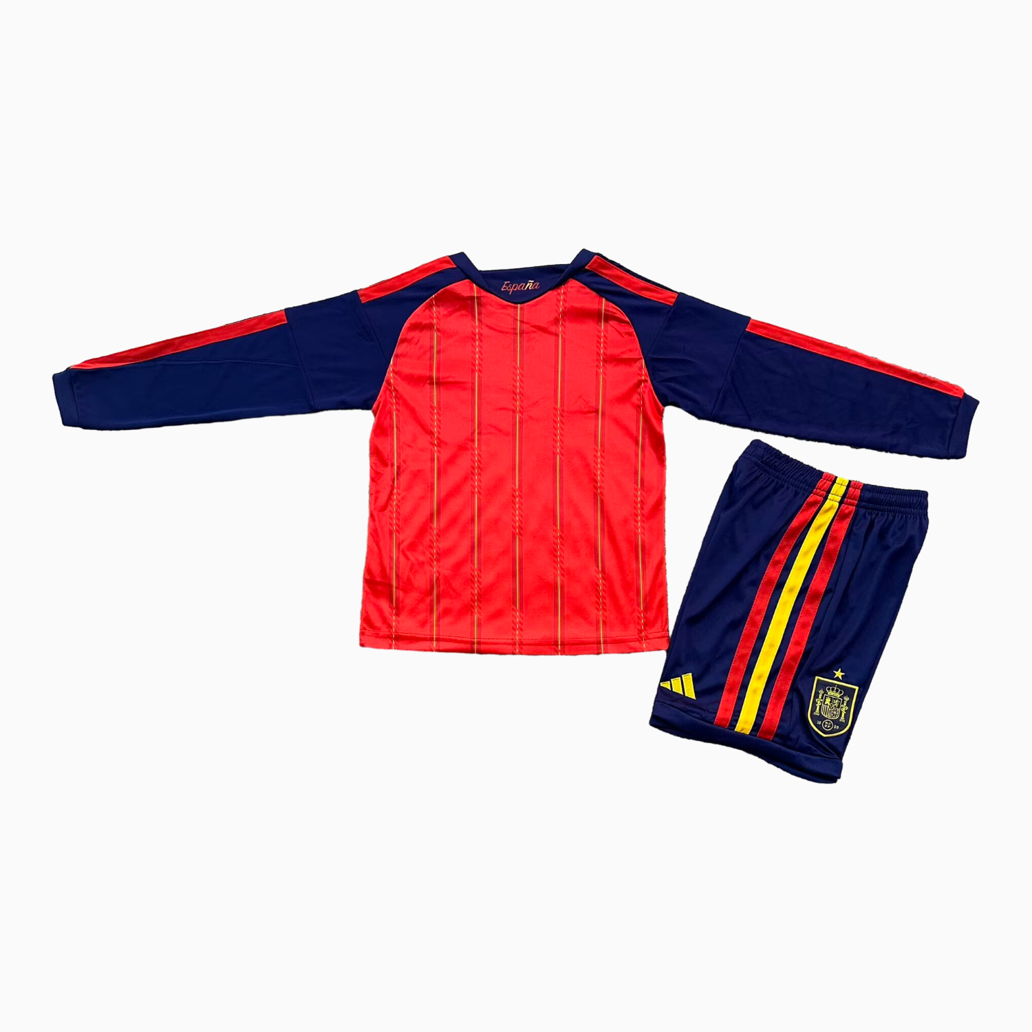 AlphaJersey-Spain 2026 Home Long Sleeves Kids Kit