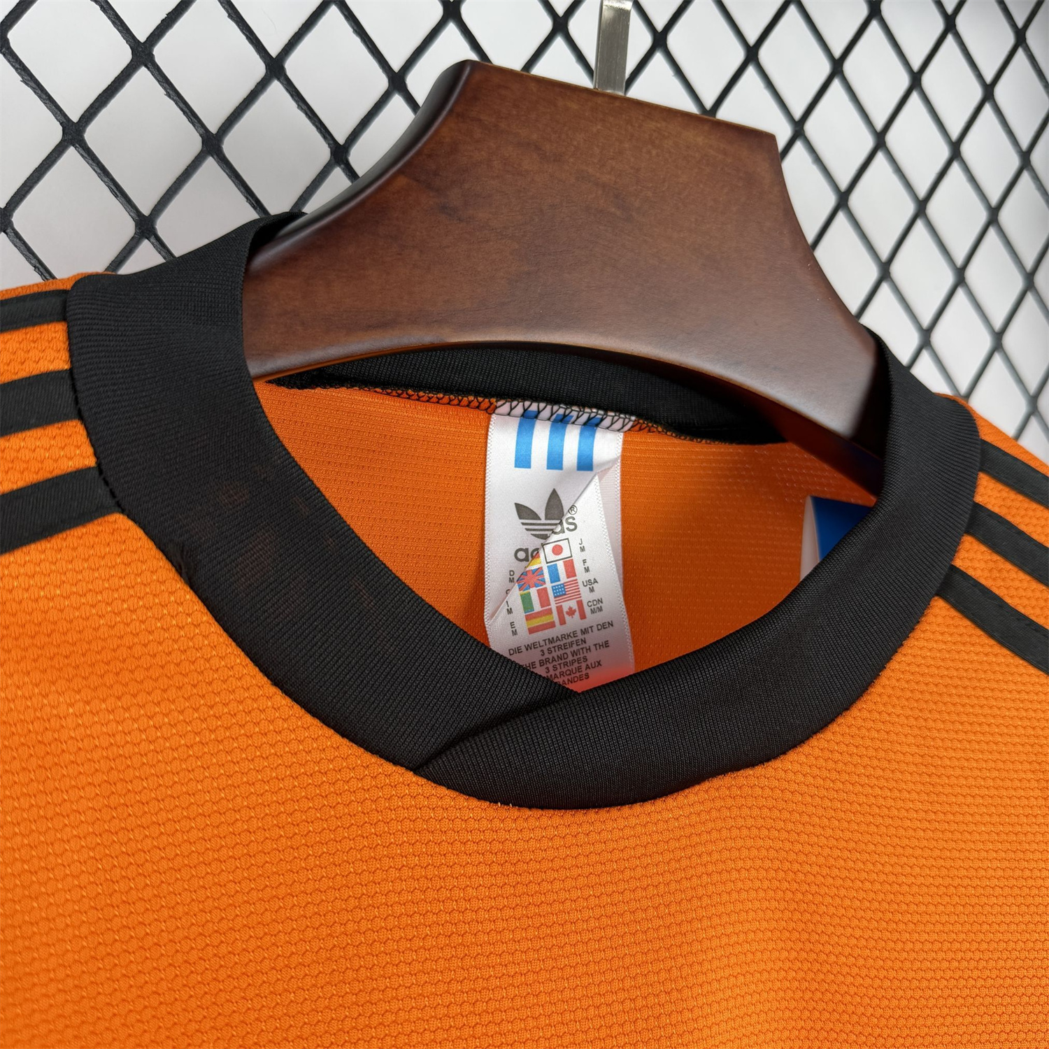 AlphaJersey-Retro Netherlands 1980 Home Long Sleeves Jersey - Fans Version
