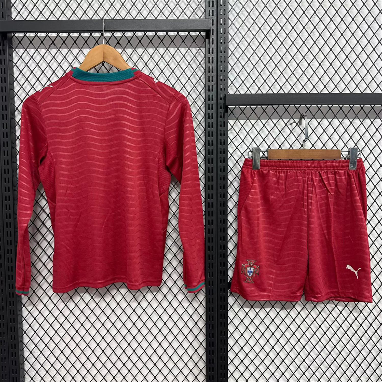 AlphaJersey-Portugal 2026 Home Long Sleeves Kids Kit