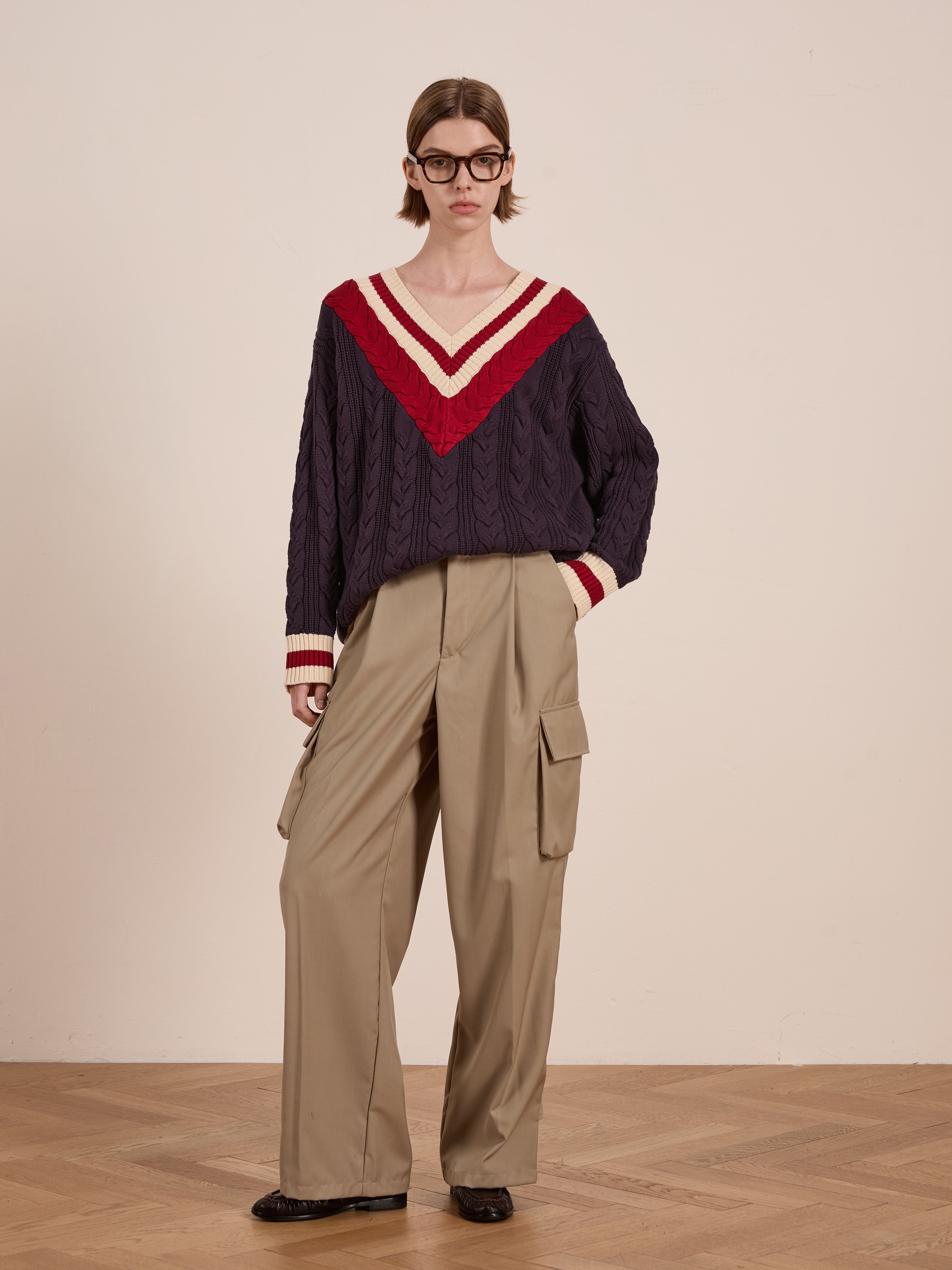 V-Neck Cricket Sweater | Modern Menswear by yycbvcnbmmnbm