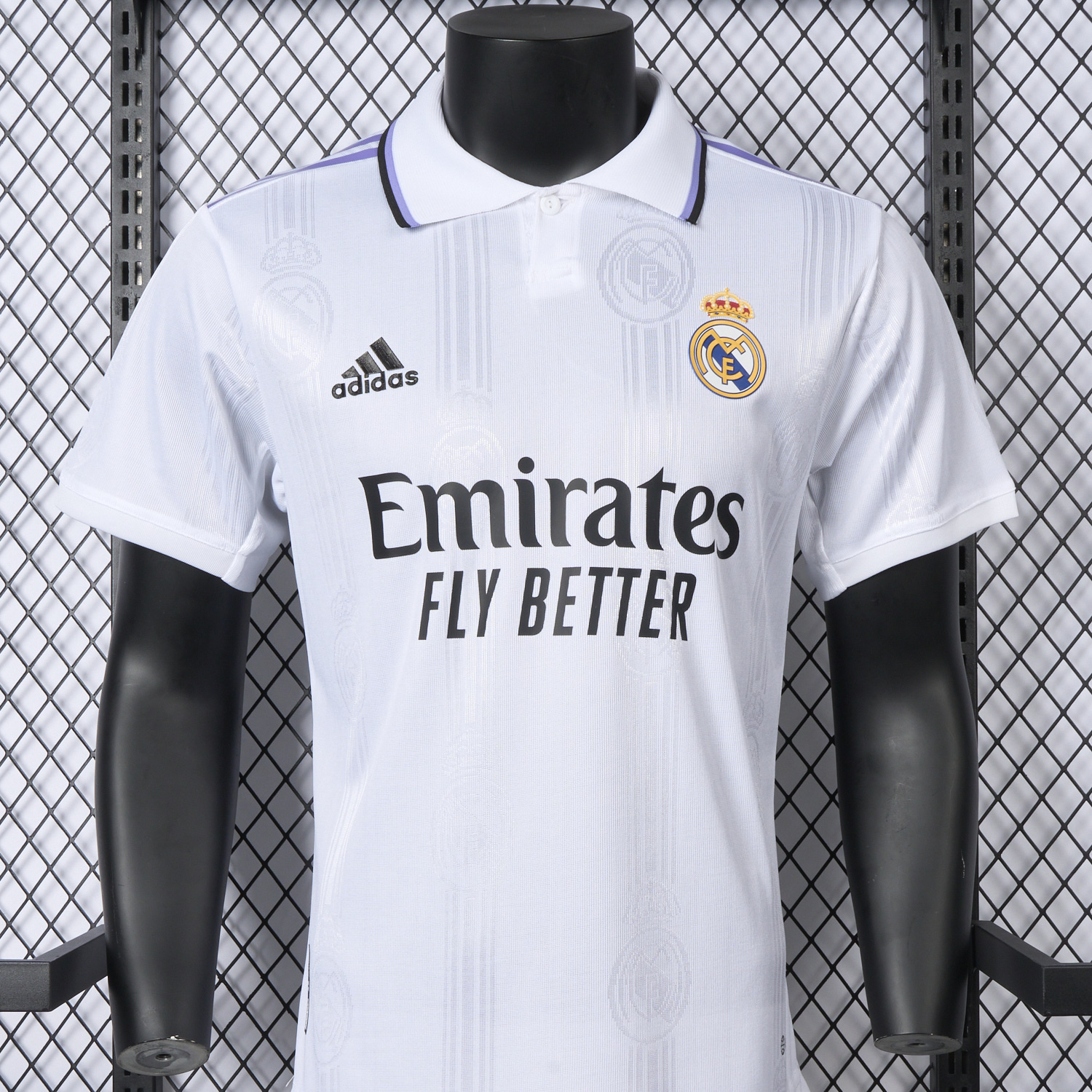 AlphaJersey-Retro Real Madrid 2022-23 Home Jersey - Player Version