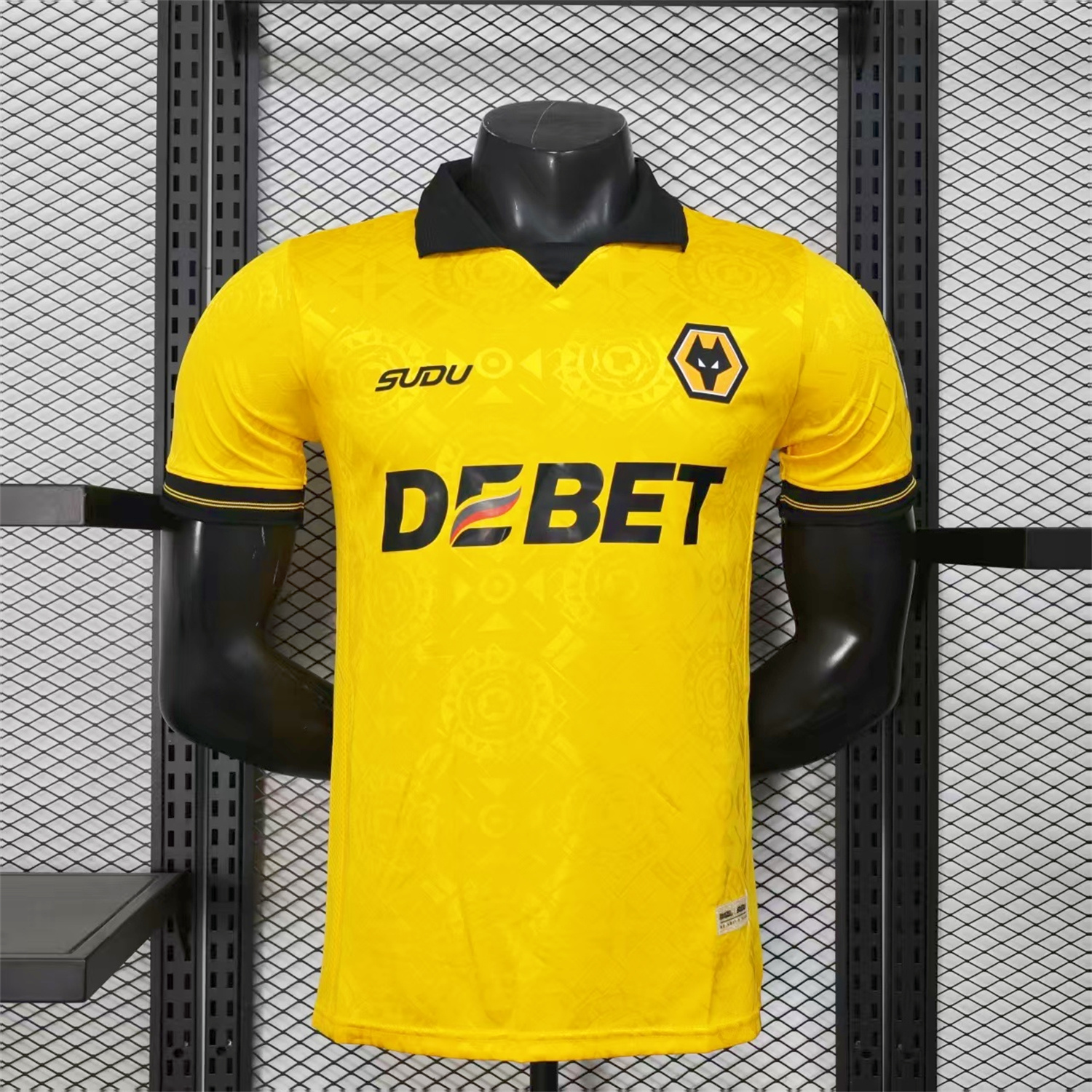 AlphaJersey-Wolverhampton Wanderers Wolves 25-26 Home Jersey - Player Version