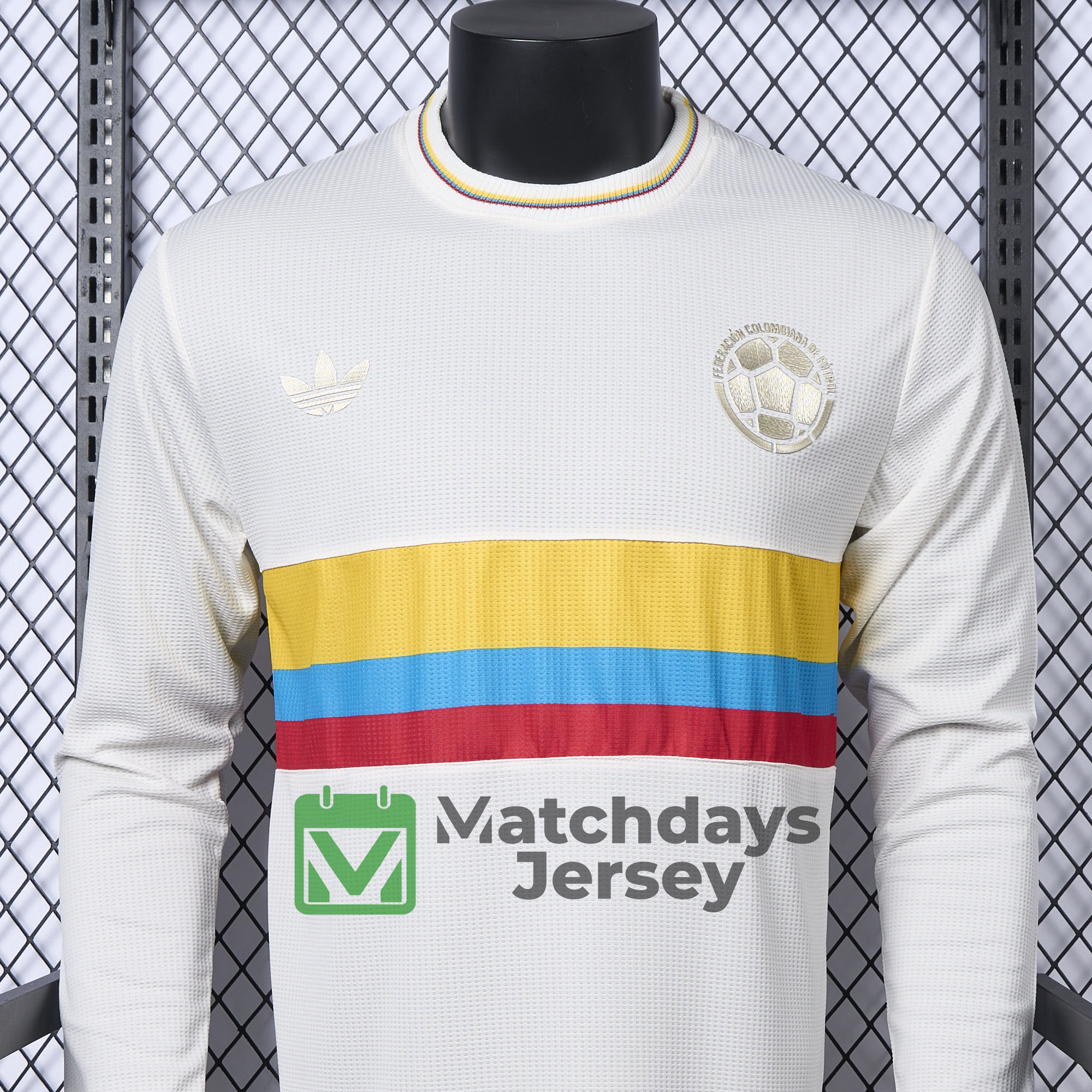 AlphaJersey-Colombia 2024 100th Anniversary Long Sleeve Jersey - Player Version