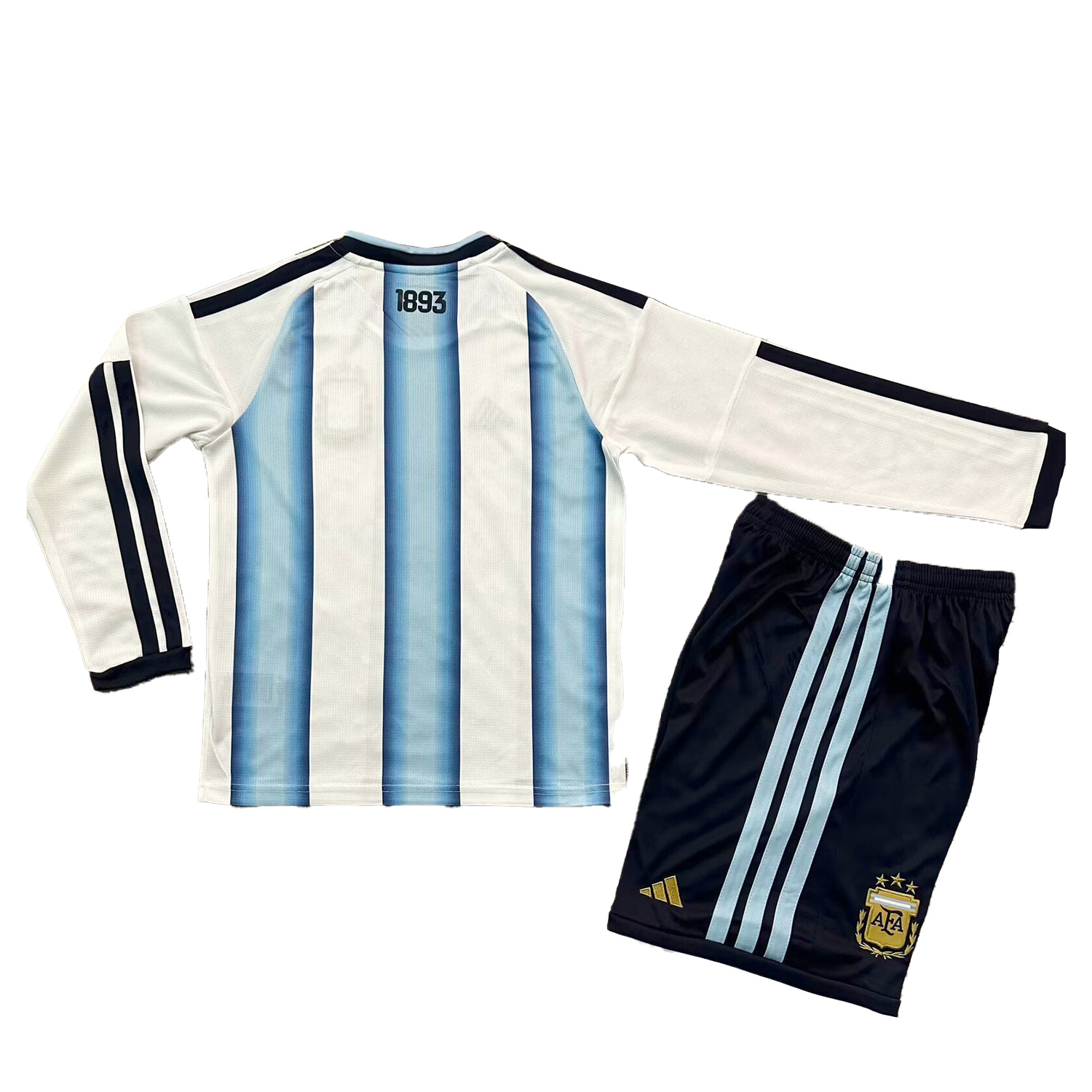 AlphaJersey-Argentina 2026 Home Long Sleeves Kids Kit