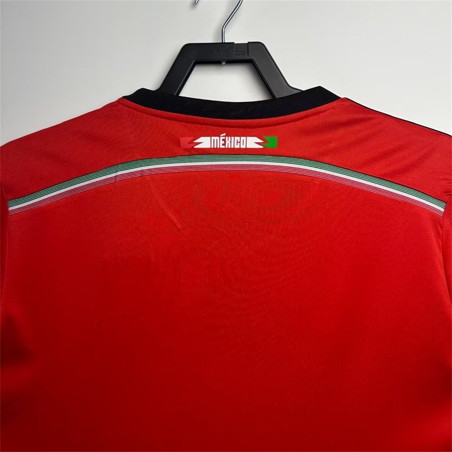 AlphaJersey-Retro Mexico 2014 Away Red Jersey