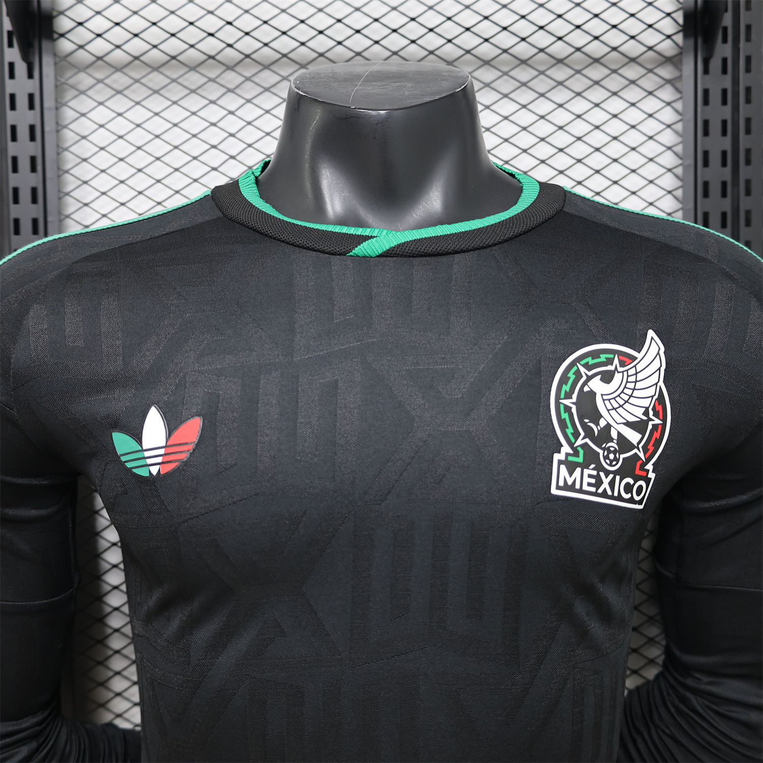 AlphaJersey-Mexico 2026 Third Long Sleeves Jersey - Player Version