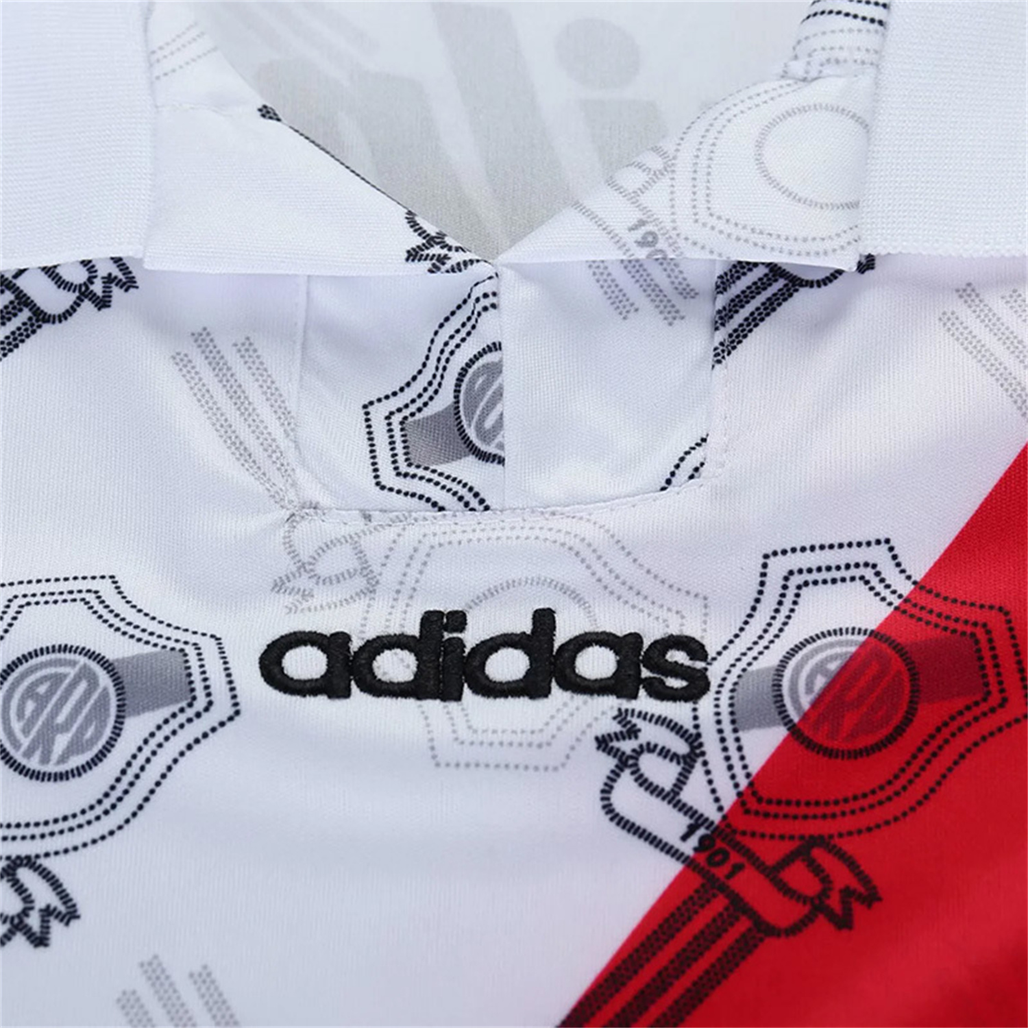 AlphaJersey-Retro River Plate 1996-97 Home Kids Kit
