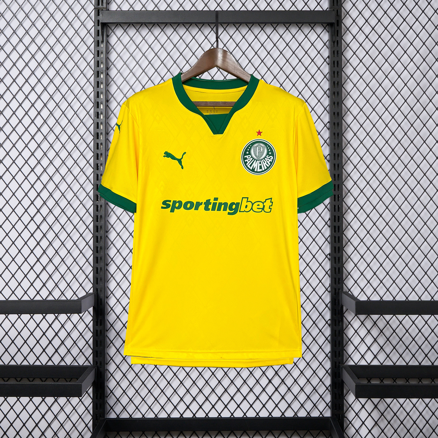 AlphaJersey-Palmeiras 25-26 Third Yellow Jersey - Fans Version