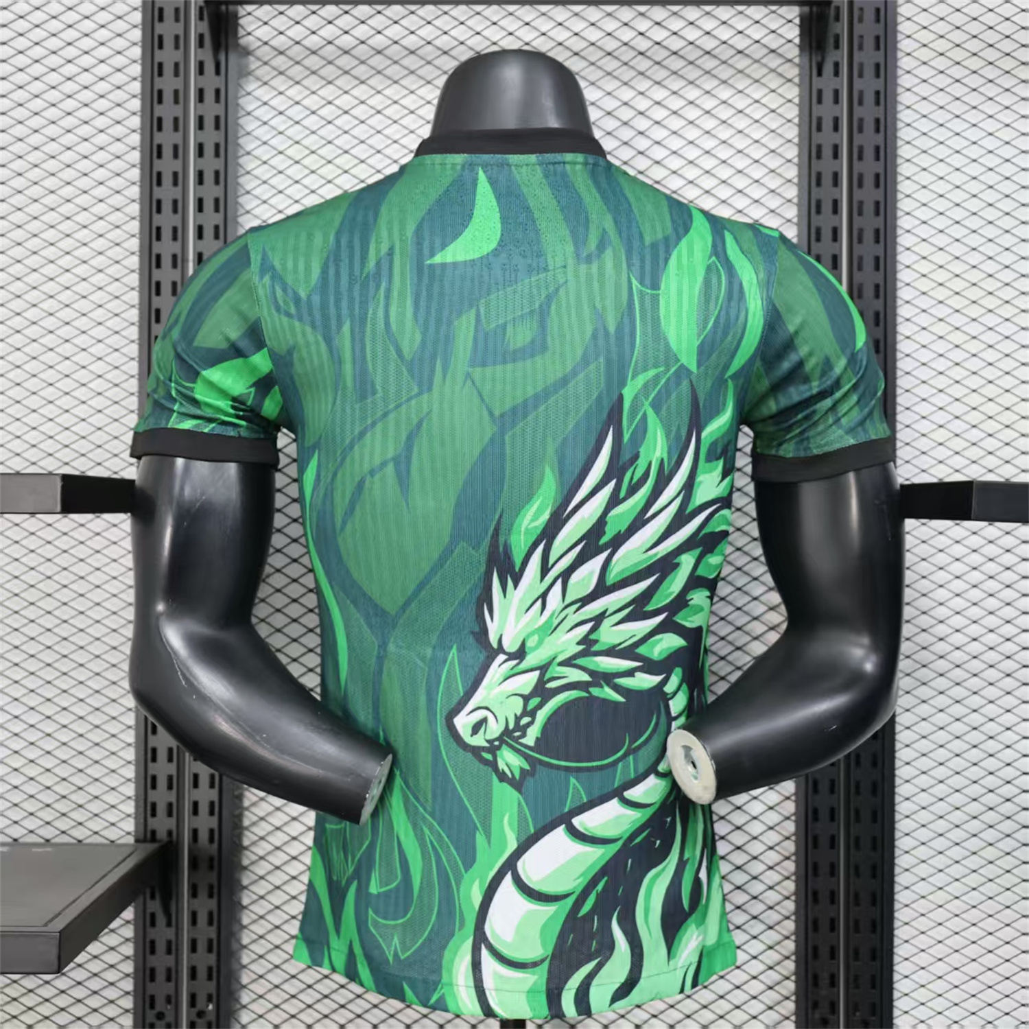 AlphaJersey-Liver.pool 25-26 Green Dragon and Fire Special Jersey - Player Version