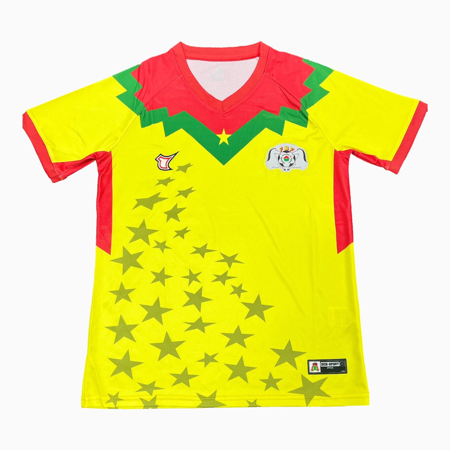 AlphaJersey-Burkina Faso 2026 Third Stars Yellow Special Jersey - Fans Version