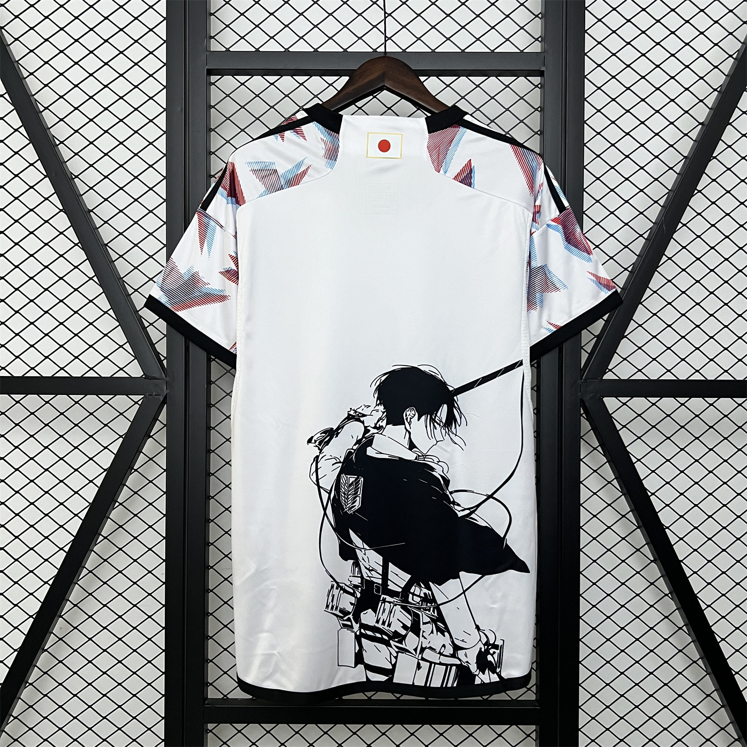 AlphaJersey-Japan 2024 Levi Ackerman White Jersey - Fans Version