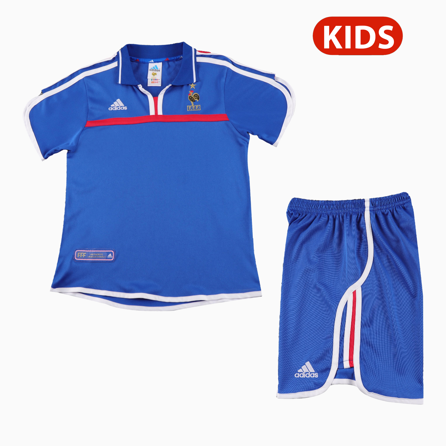 AlphaJersey-Retro France 2000 Home Kids Kit
