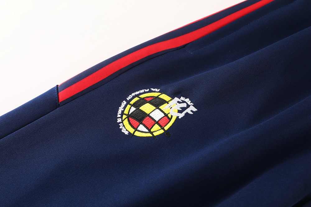 AlphaJersey-Spain 2024 Jacket Training Tracksuit - Deep Blue