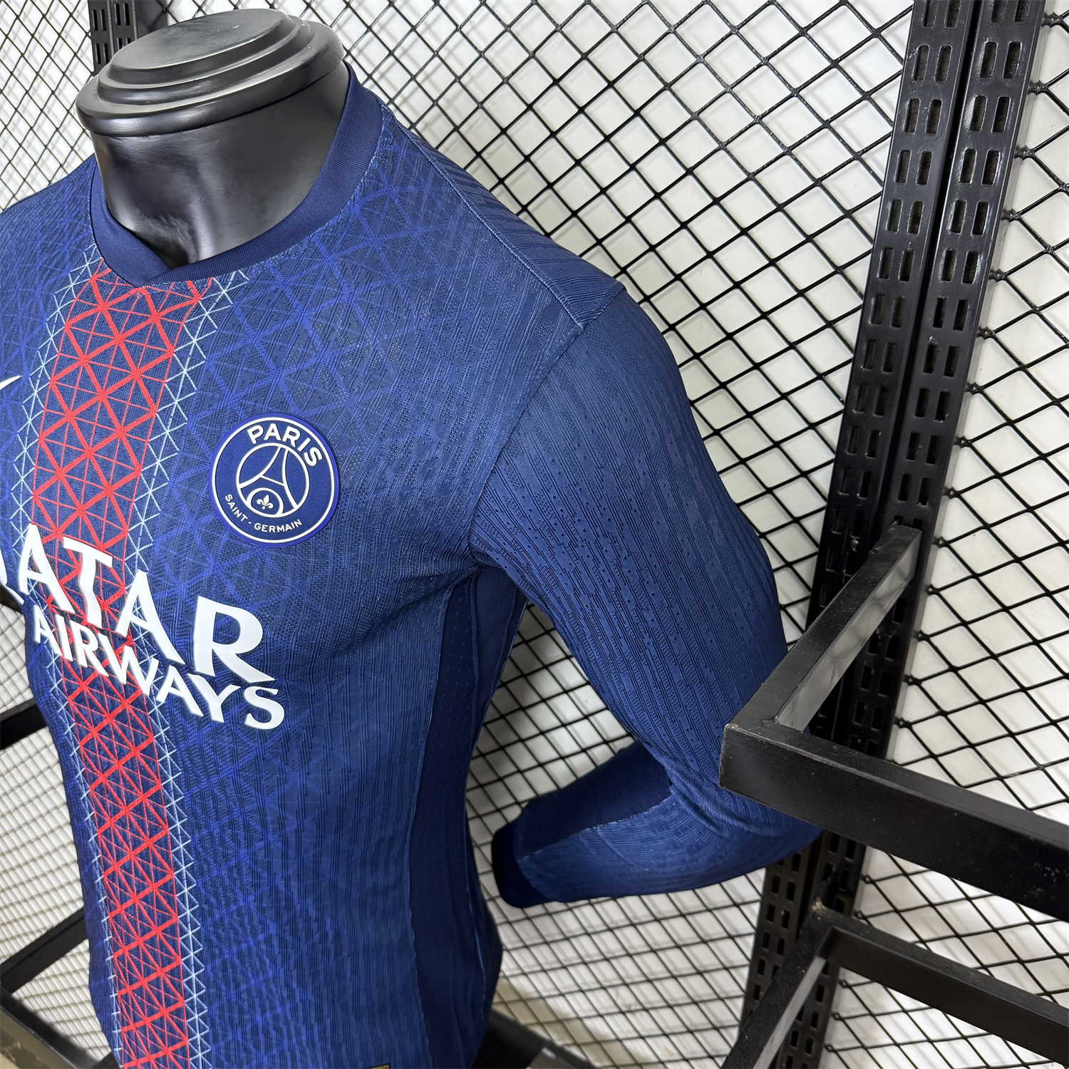 AlphaJersey-Paris Saint-Germain PSG 25-26 Home Long Sleeves Jersey - Player Version