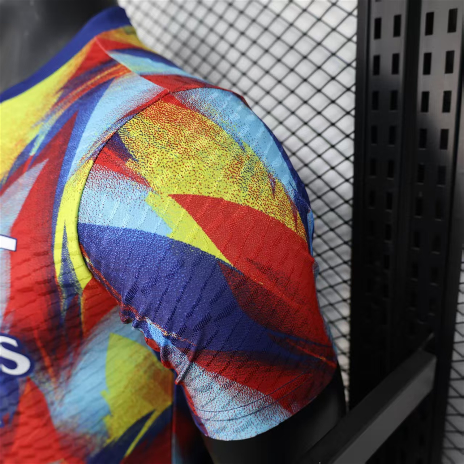 AlphaJersey-Arsenal 25-26 Colorful Flame Graffiti Pre-match Training Jersey - Player Version