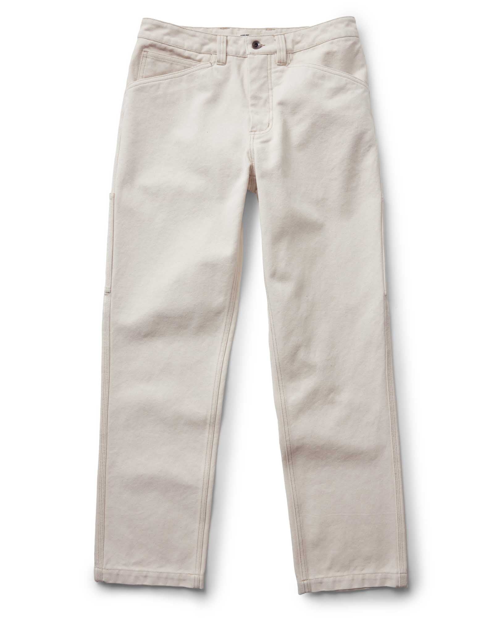 The Painter Pant in Seeded Natural Chipped Canvas | Modern Menswear by yycbvcnbmmnbm