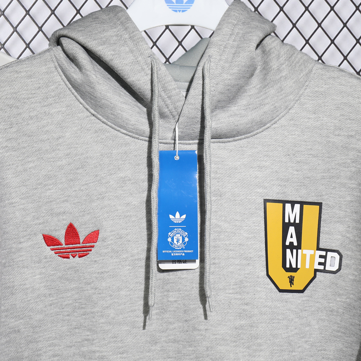 AlphaJersey-Manchester United 25-26 Pure Color Training Set - Grey Top and Grey Pants