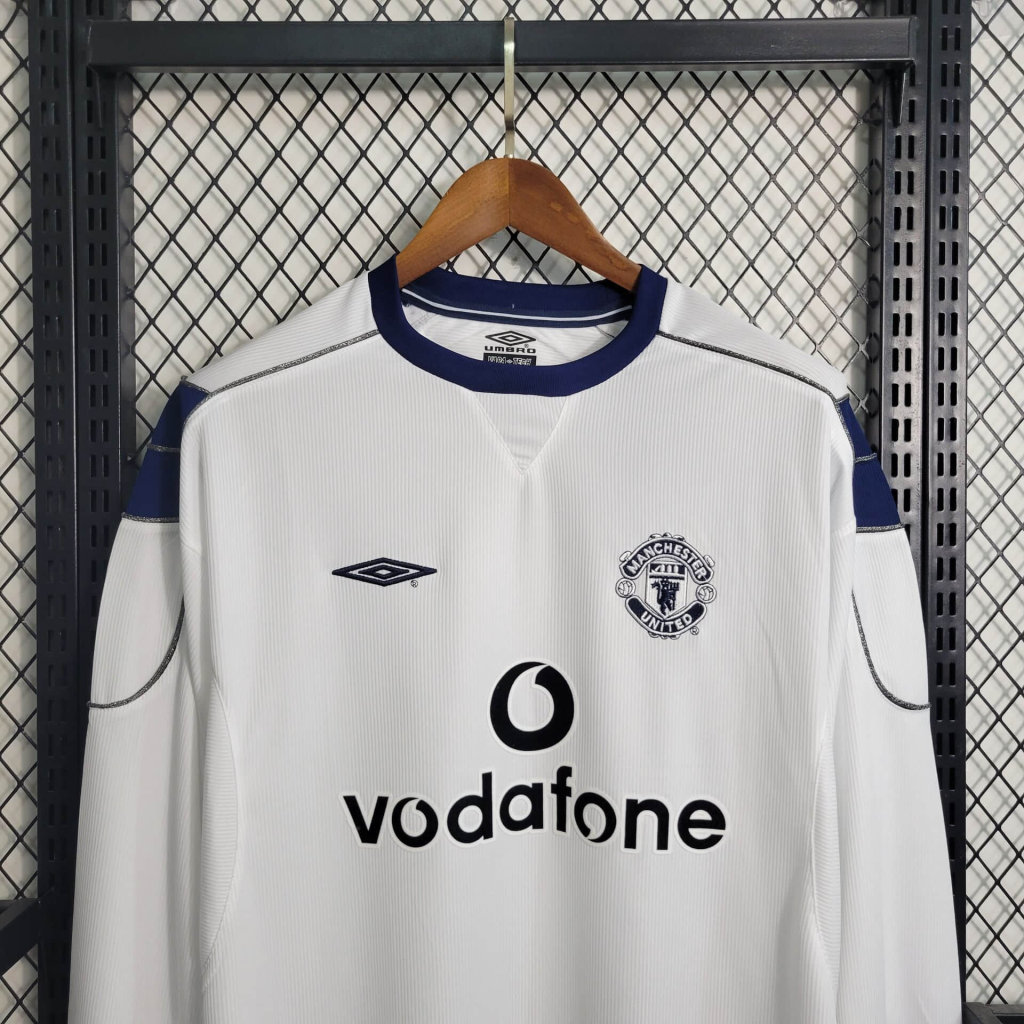 AlphaJersey-Retro Manchester United 99-00 Away Long Sleeve Jersey