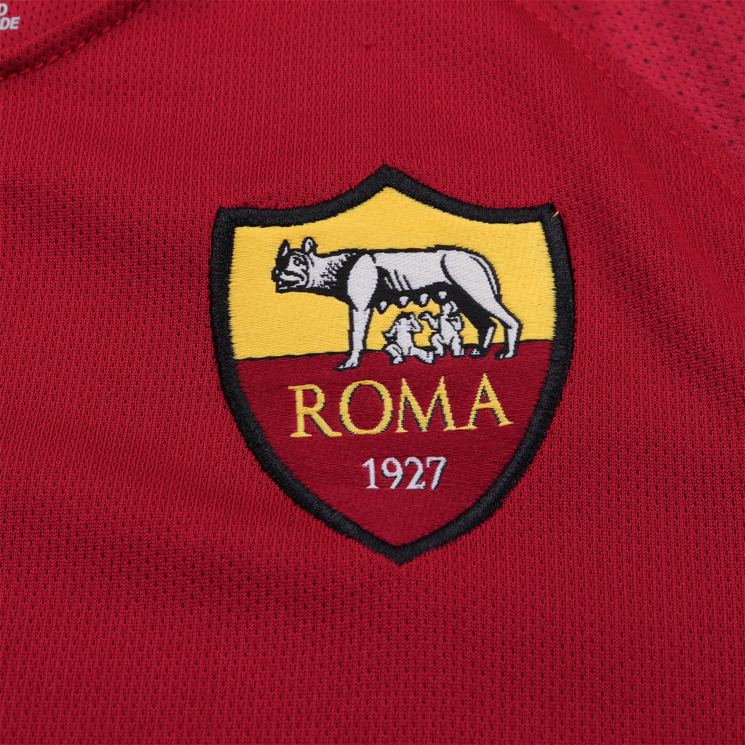AlphaJersey-Retro Roma 2017-18 Home Kids Kit