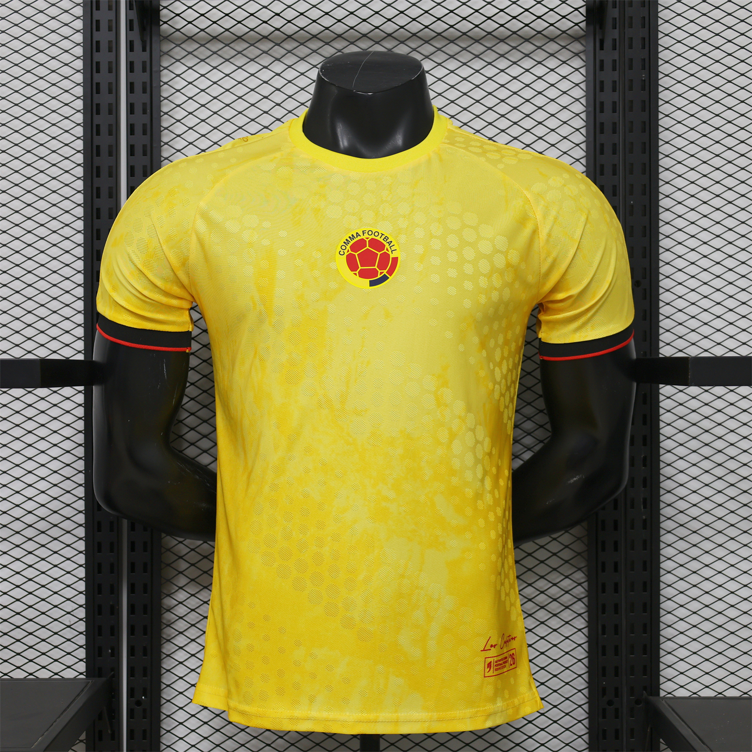 AlphaJersey-Colombia 2026 Yellow Special Jersey - Player Version