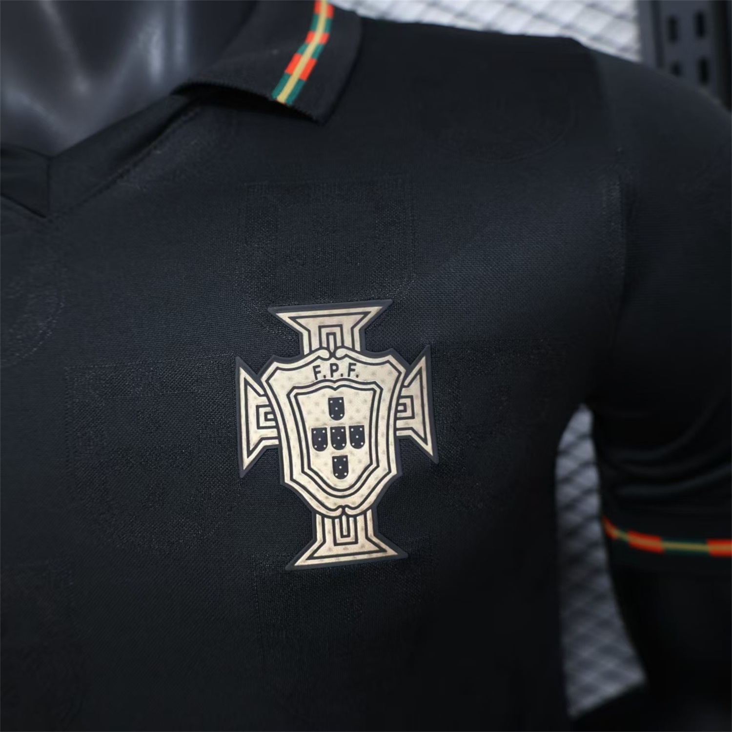 AlphaJersey-Portugal 2026 Away Black Jersey - Player Version