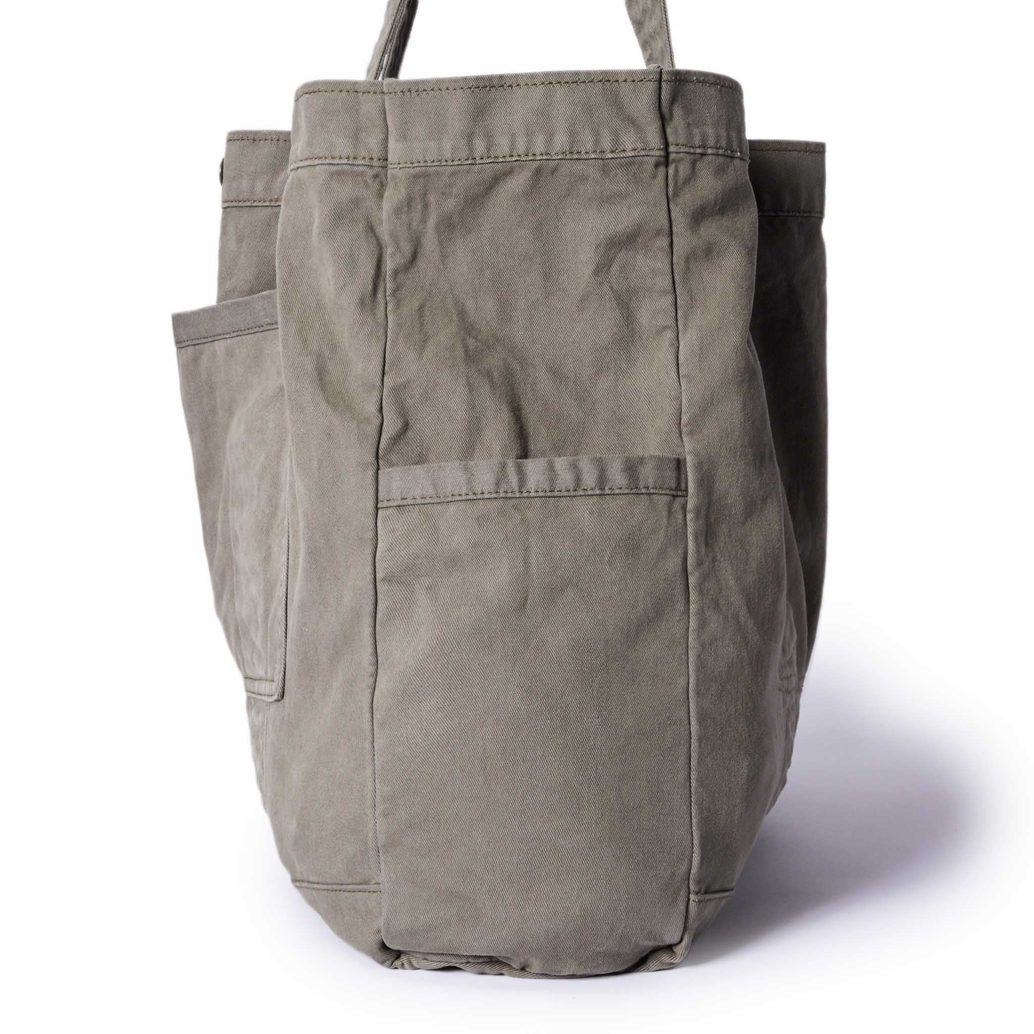 The Foundation Tote in Organic Smoked Olive | Modern Menswear by yycbvcnbmmnbm