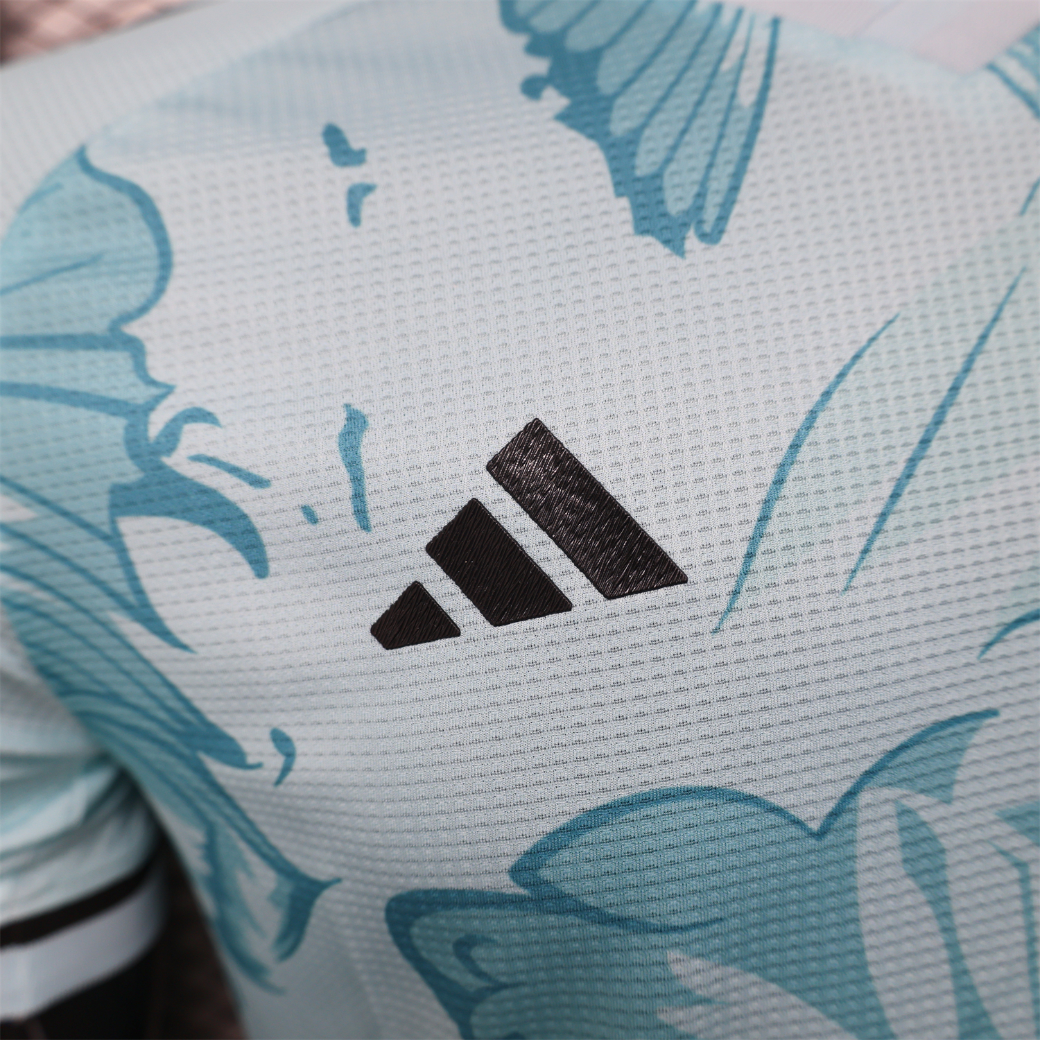 AlphaJersey-Algeria 25-26 Light Blue Flower Pattern Special Edition Jersey - Player Version