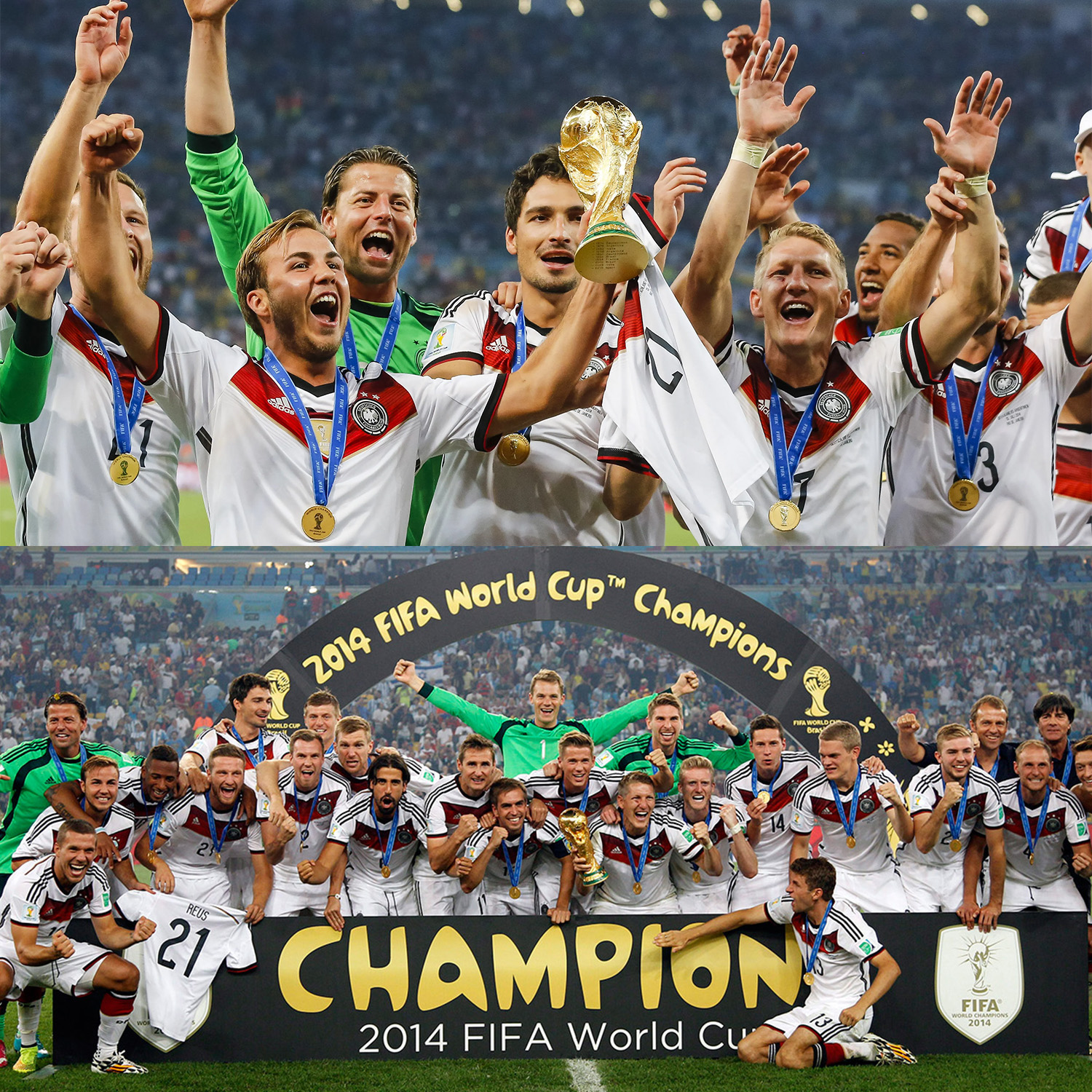 AlphaJersey-Retro Germany 2014 Home Jersey - Player Version