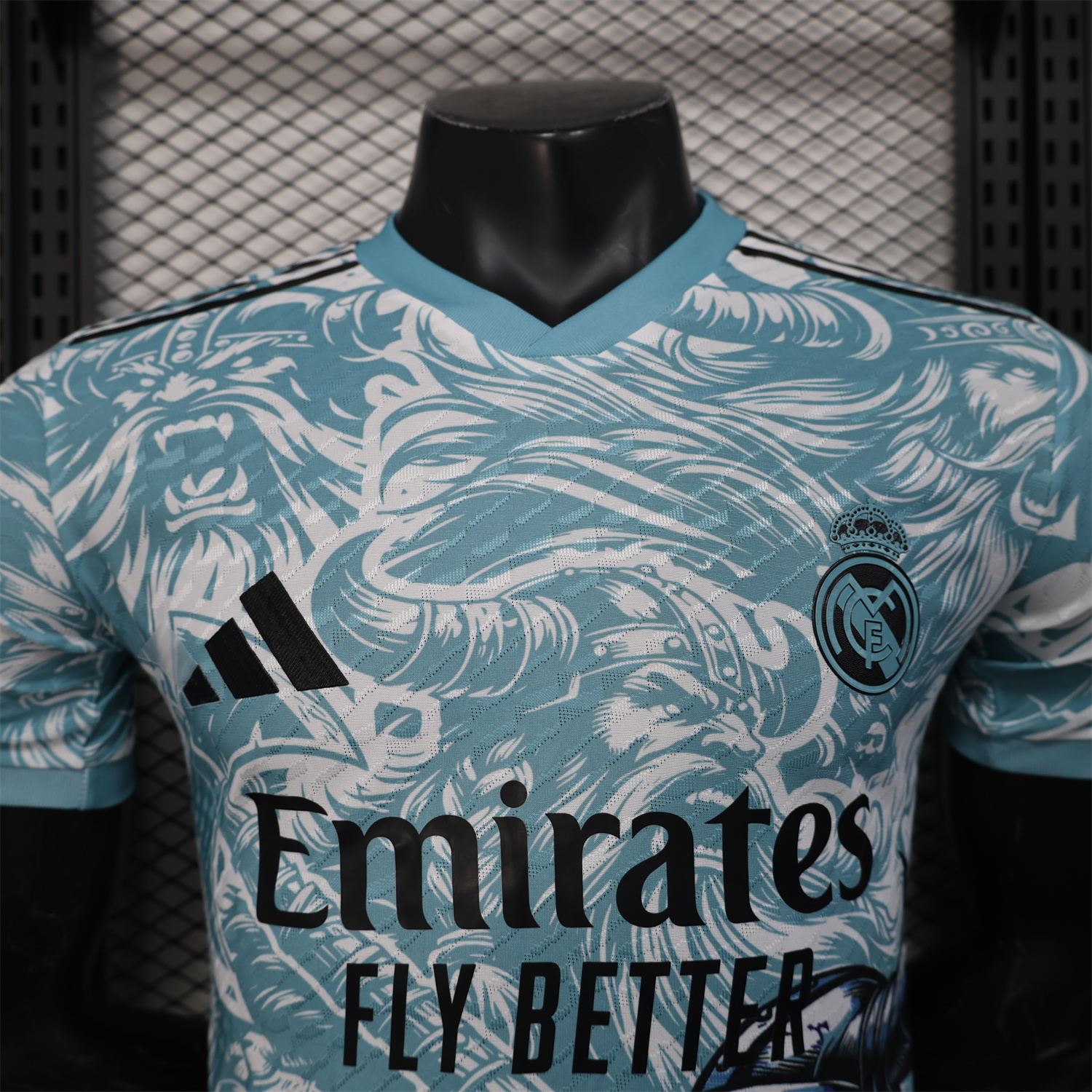 AlphaJersey-Real Madrid 25-26 Blue Viking Roar Special Edition Jersey - Player Version