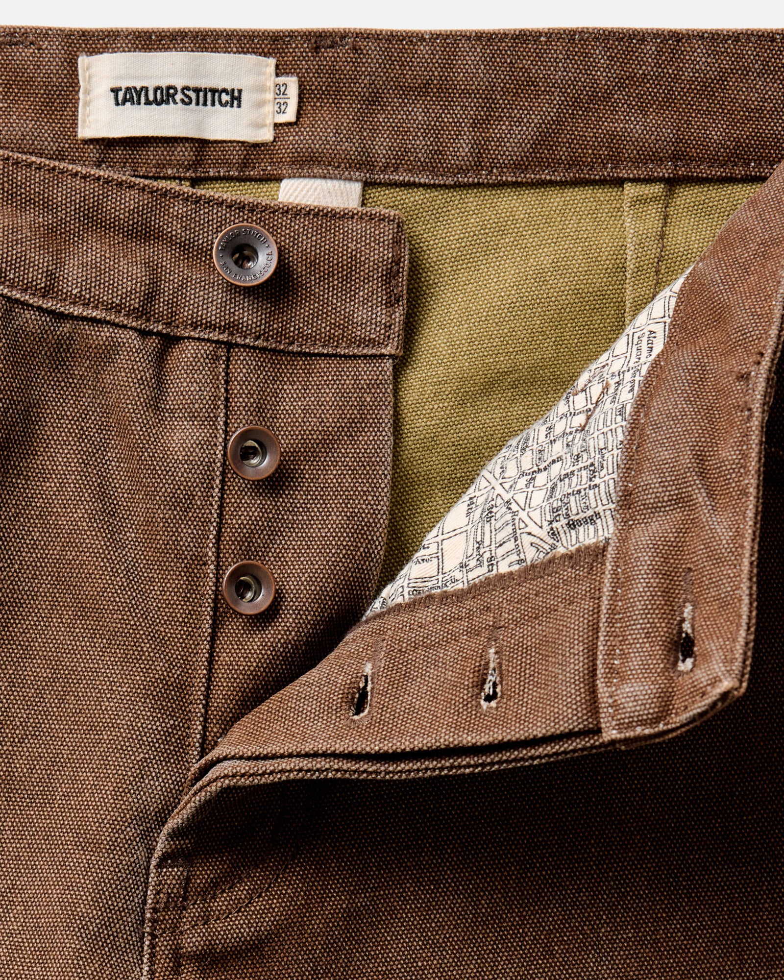 The Camp Pant in Aged Penny Chipped Canvas | Modern Menswear by yycbvcnbmmnbm