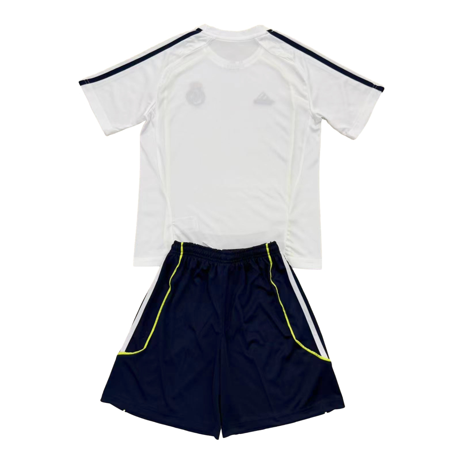 AlphaJersey-Real Madrid 25-26 T90 Throwback White Training Men's Adult Jersey Set - Fans Version
