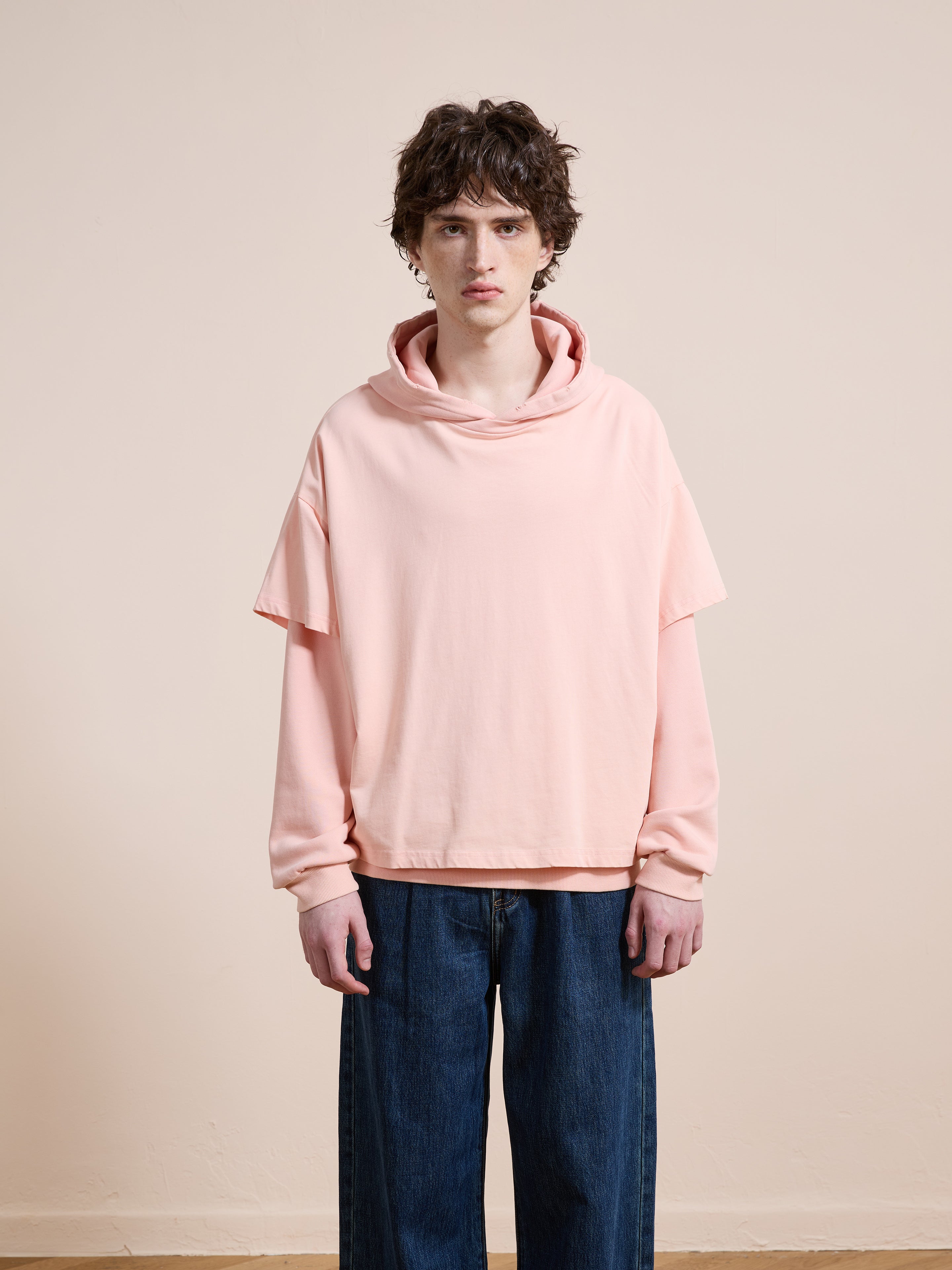 Double Layer Hoodie | Modern Menswear by yycbvcnbmmnbm