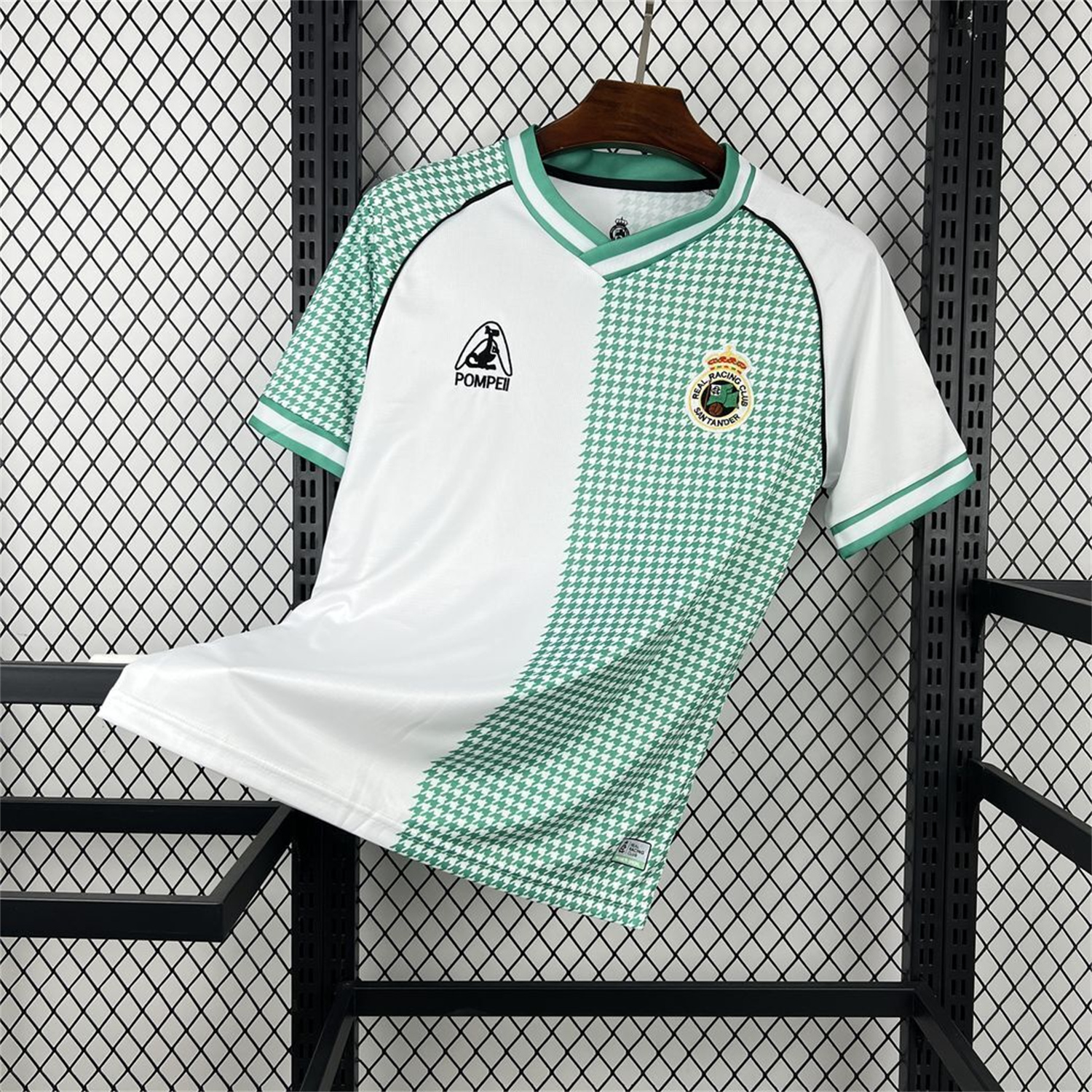 AlphaJersey-Racing de Santander 25-26 White And Green Special Jersey - Fans Version