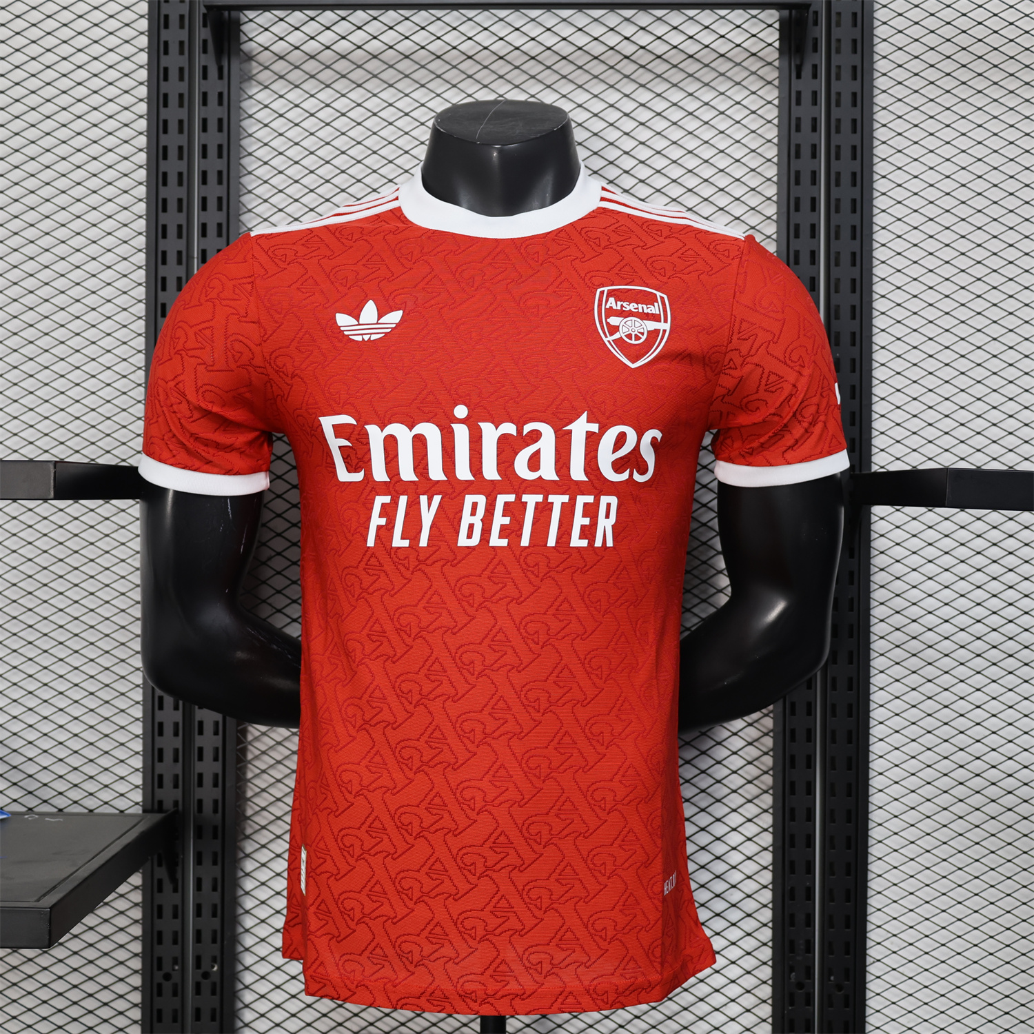 AlphaJersey-Arsenal 25-26 Red Trefoil Sponsored Secial Edition Jersey - Player Version