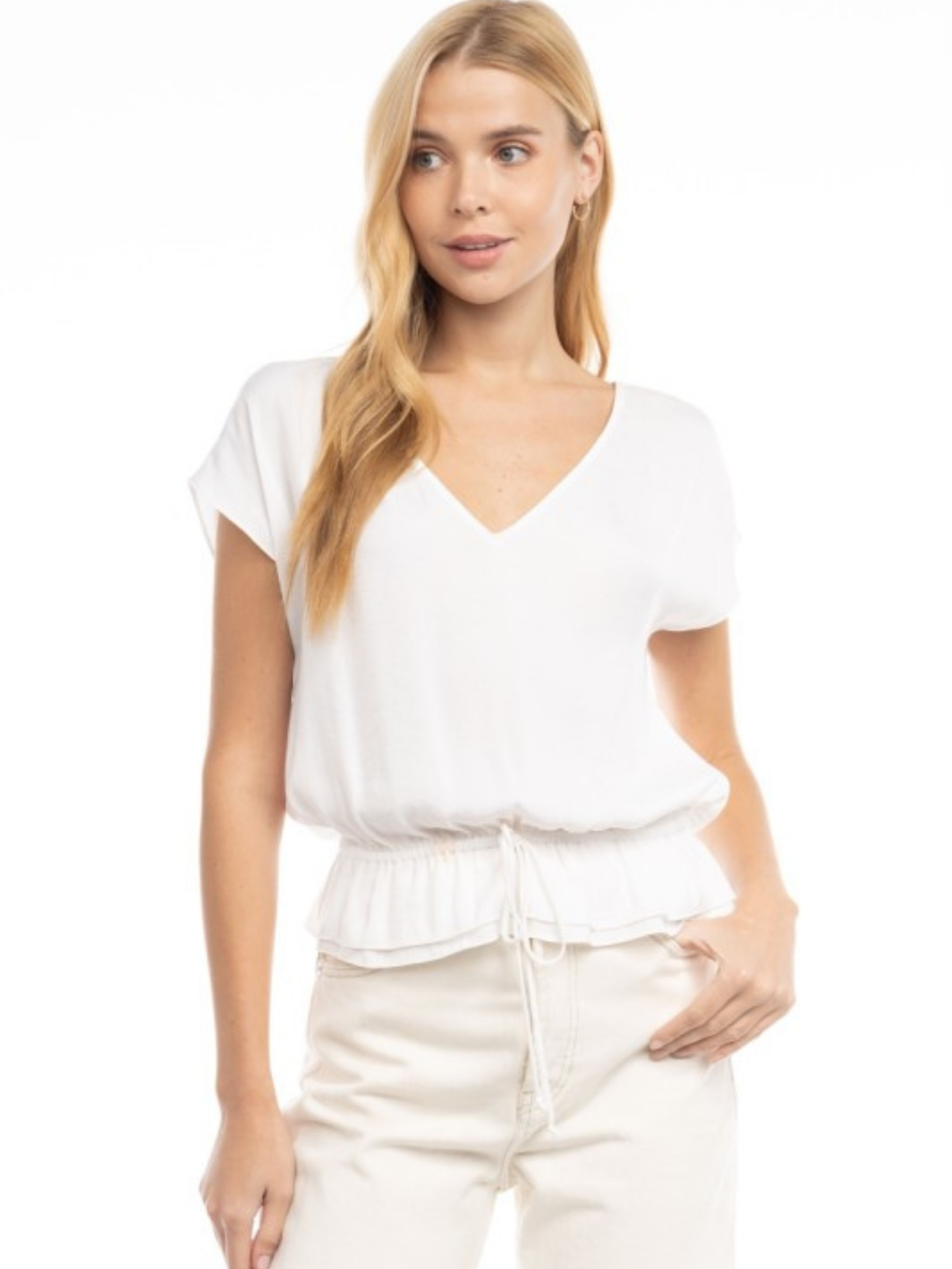 Peplum Satin Blouse | Elegant Women's Fashion by coolavocek