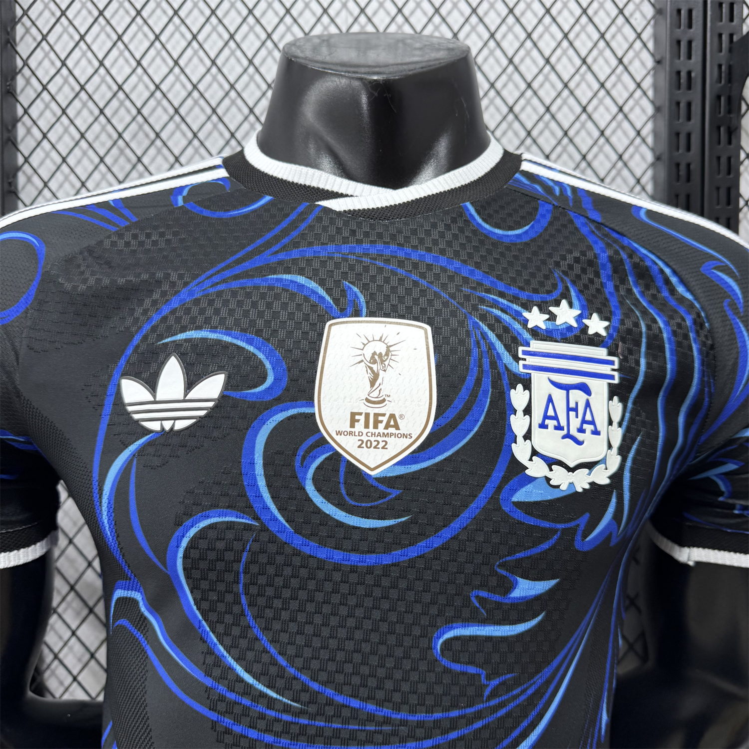 AlphaJersey-Argentina 2026 Away Deep Blue Jersey - Player Version